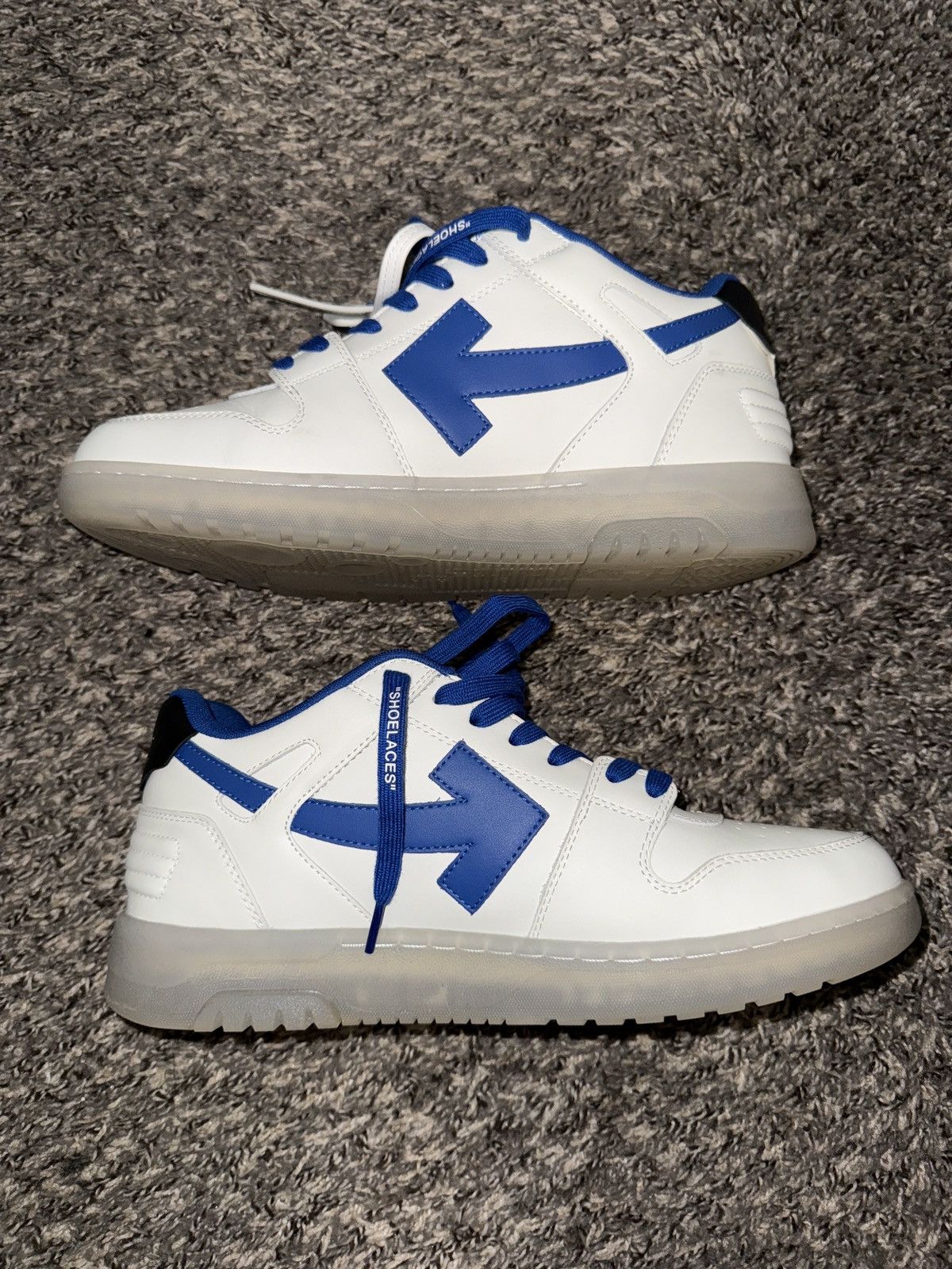 Off-White Off-White Men's Out Of Office Clear-Sole Leather Size US 11 / EU 44 - 2 Thumbnail