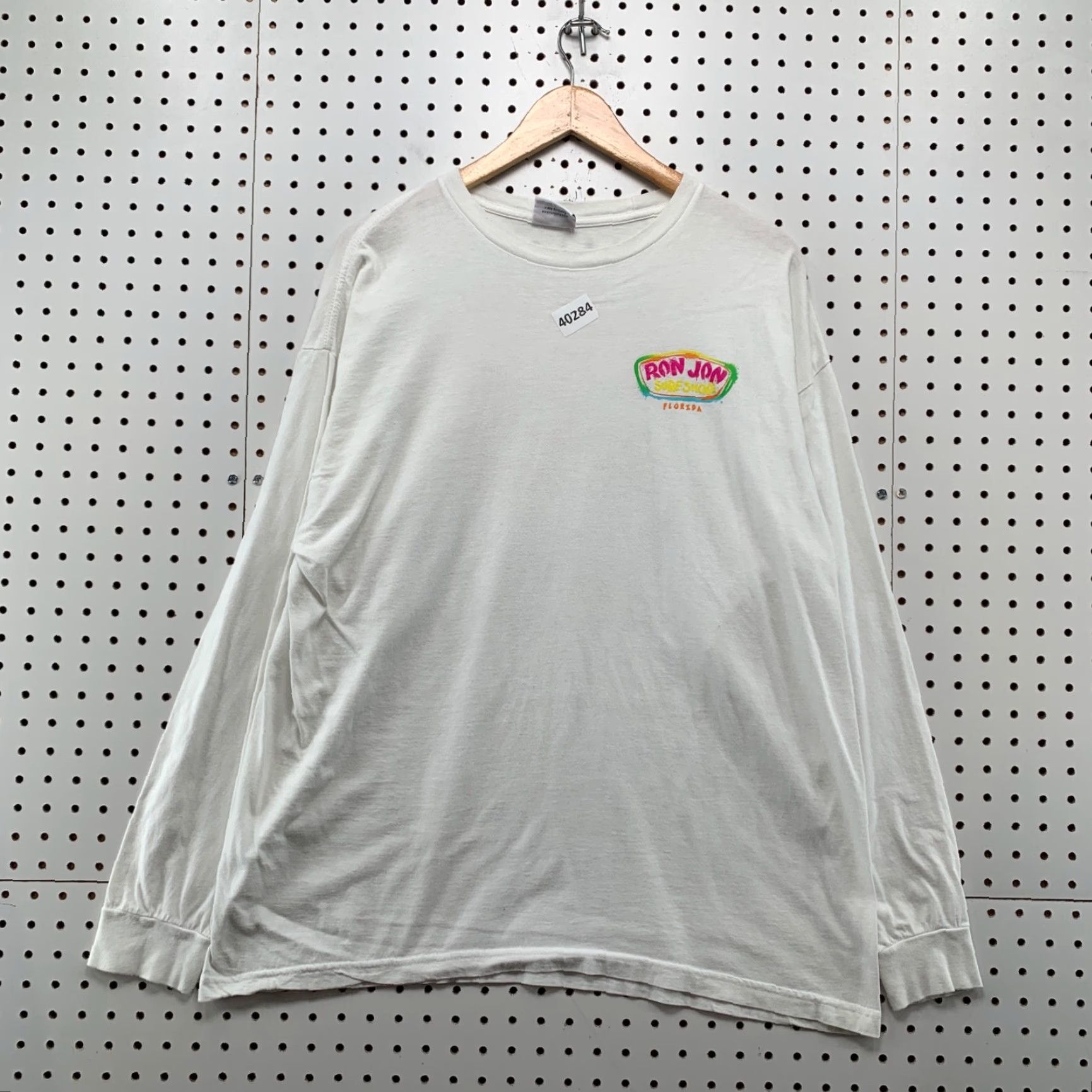 Ron Jon Surf Shop Ron Jon Surf Shop Shirt Mens M White Florida Long Sleeve Colorful 21.5x28 Shirt Mens Colorful Florida Long Sleeve Crew Neck Size US M / EU 48-50 / 2 - 2 Thumbnail