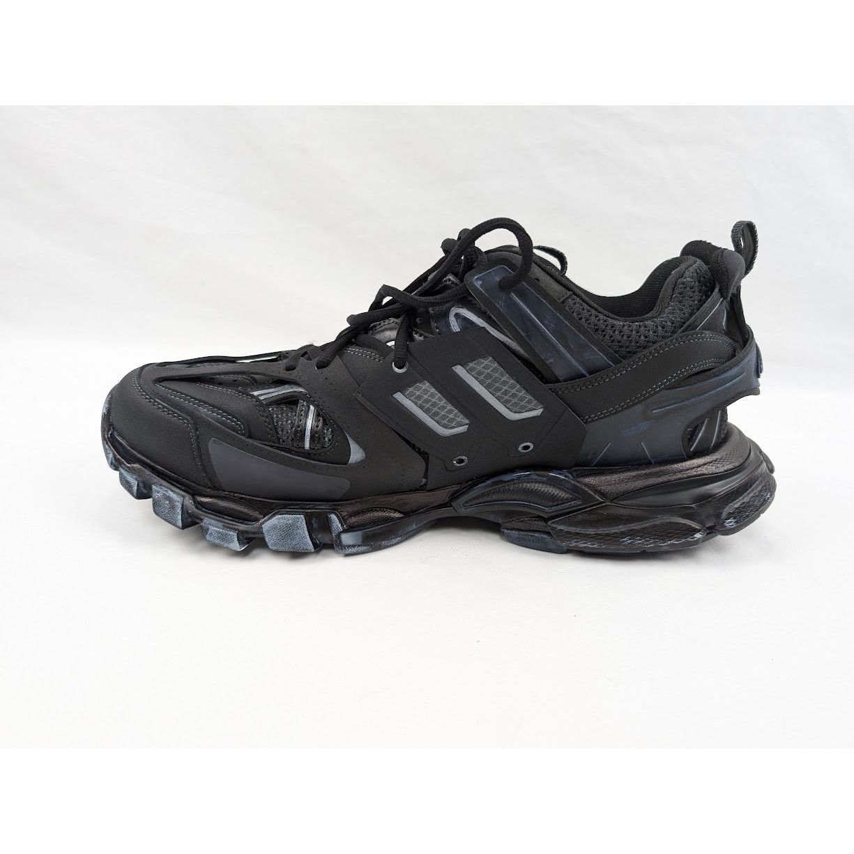 Balenciaga o1rshd1 Track Low-Top Sneakers in Faded Black Size US 13 / EU 46 - 8 Thumbnail