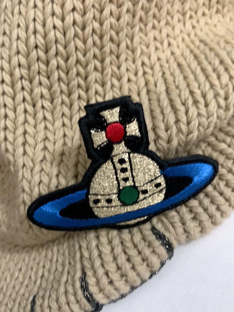 Vivienne Westwood Vivienne Westwood Kakao knit Saturn hat Size ONE SIZE - 2 Thumbnail