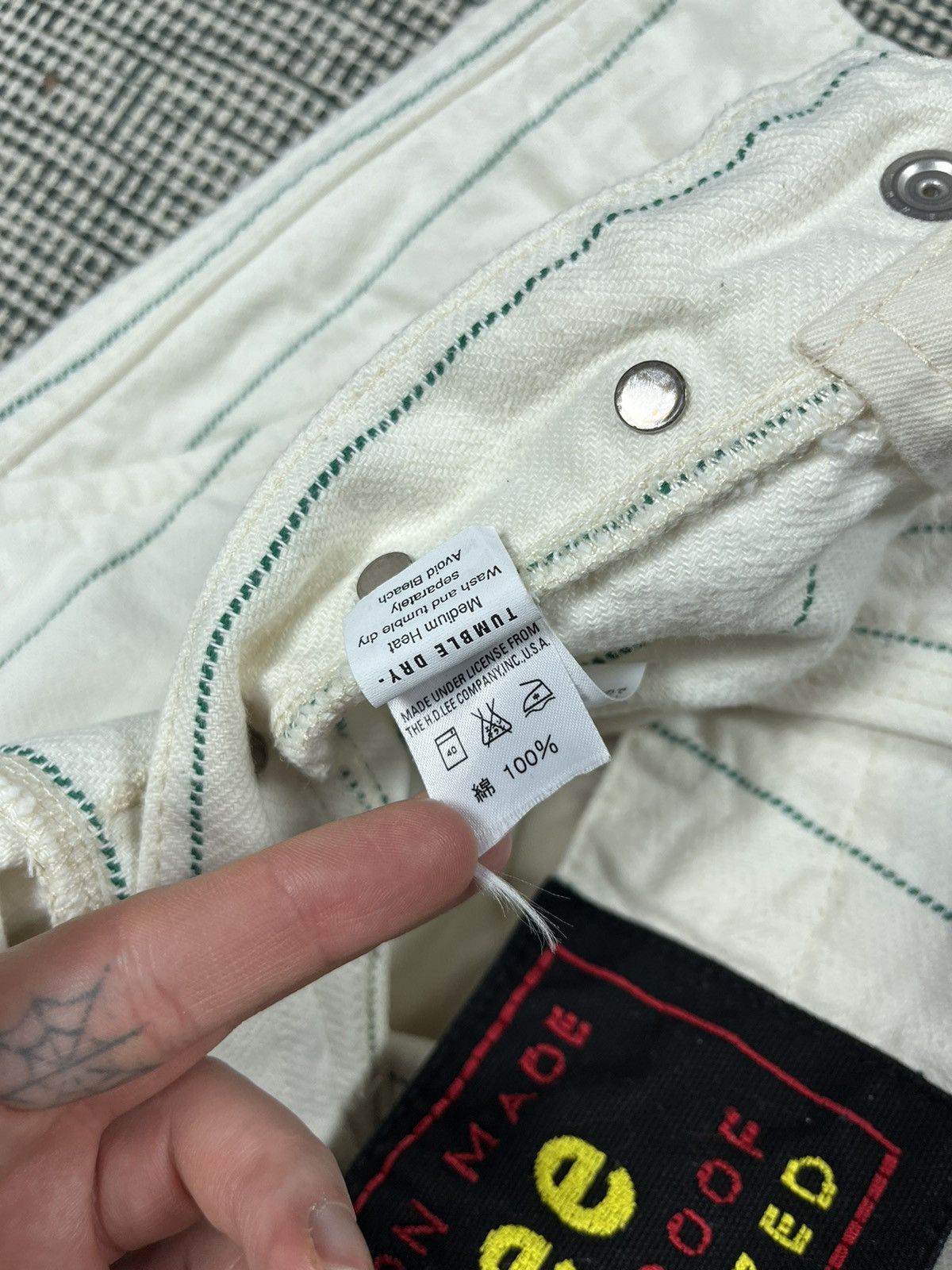 Lee rare Buddy Lee “Coca Cola” striped jeans Japan reproduction Size US 32 / EU 48 - 10 Thumbnail