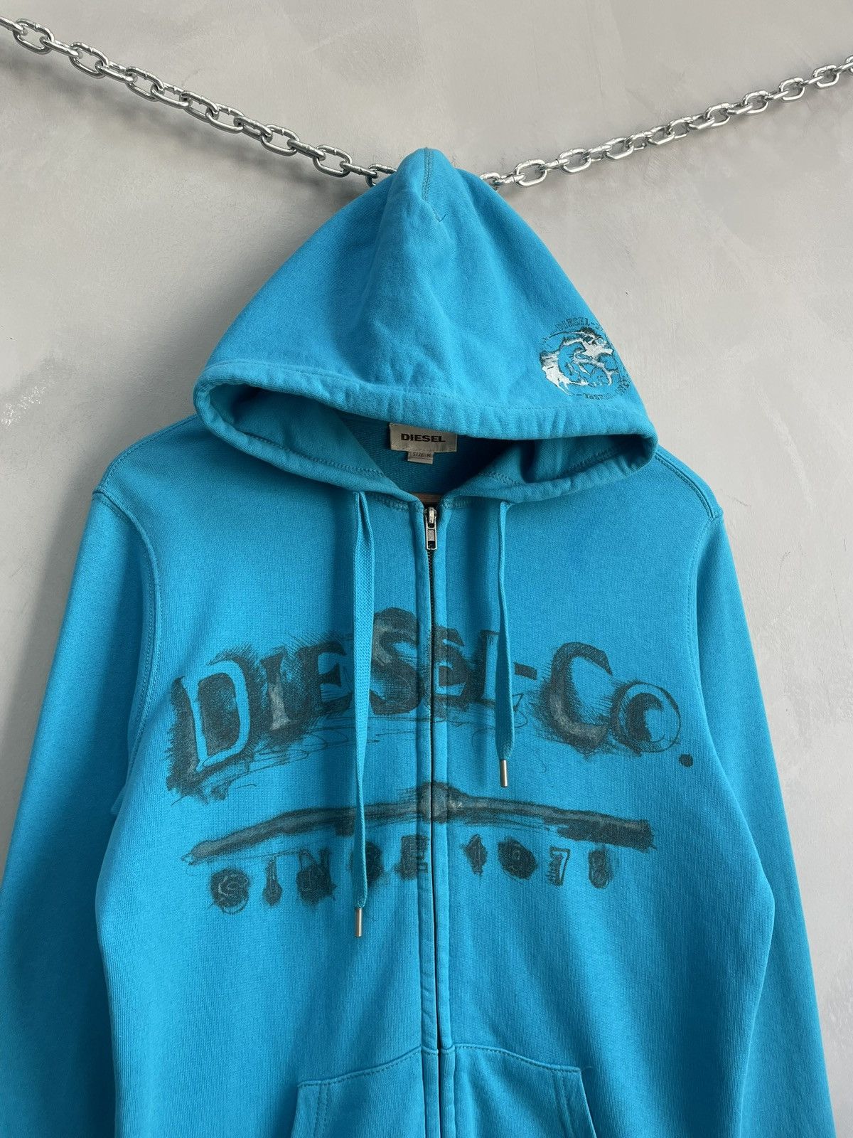 Diesel Diesel big logo hype vintage hoodie man Size US M / EU 48-50 / 2 - 2 Thumbnail