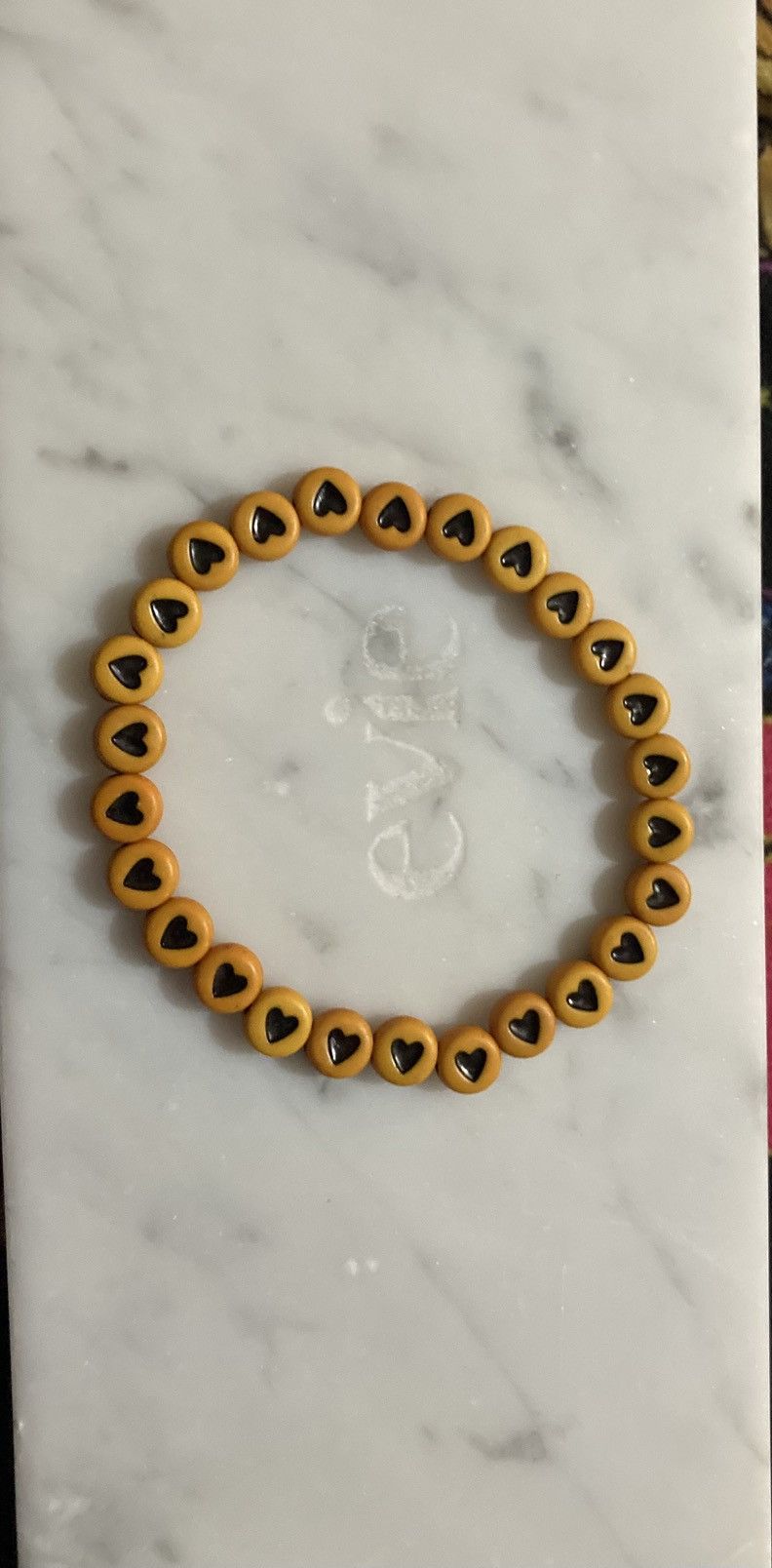 Other Orange heart beaded bracelet Size ONE SIZE - 1 Preview