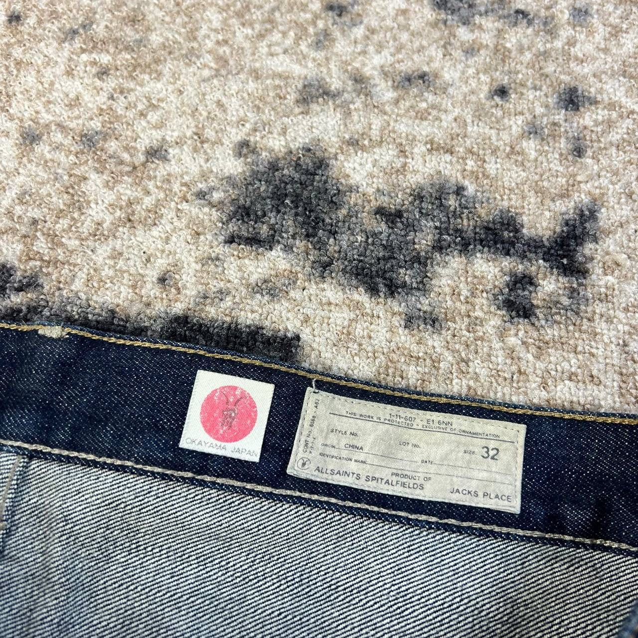 Allsaints Allsaints Spitalfield Japanese Style Denim Jeans Size US 32 / EU 48 - 6 Thumbnail
