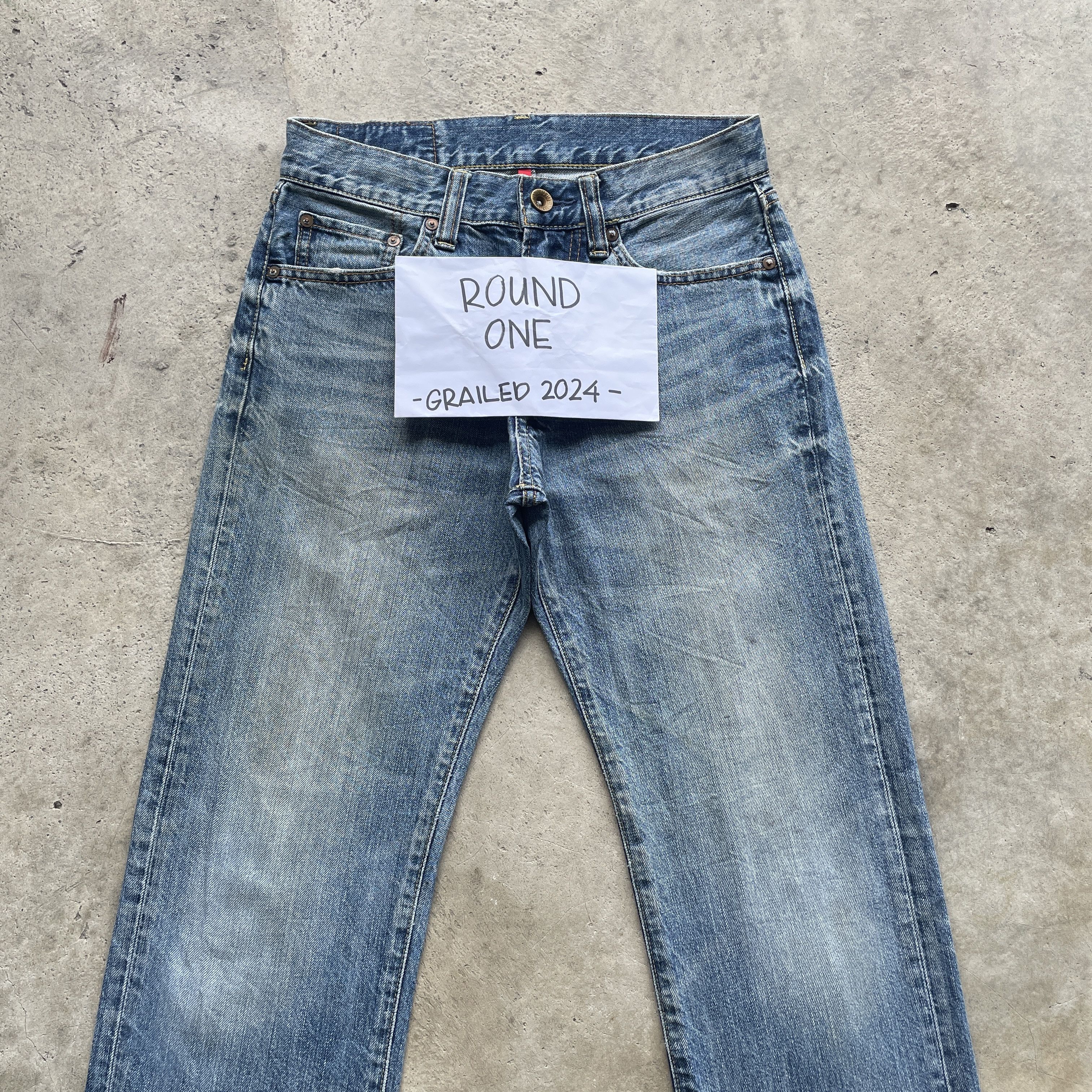Japanese Brand × Vintage VINTAGE JAPANESE FADED DENIM PANTS JEANS W29x29 Size US 29 - 3 Thumbnail