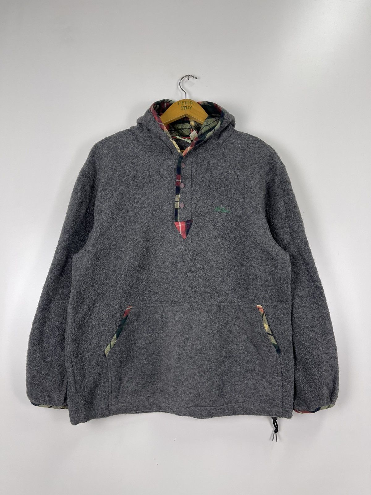 L.L. Bean Vintage L.L Bean Fleece Anorak Size US XL / EU 56 / 4 - 2 Thumbnail