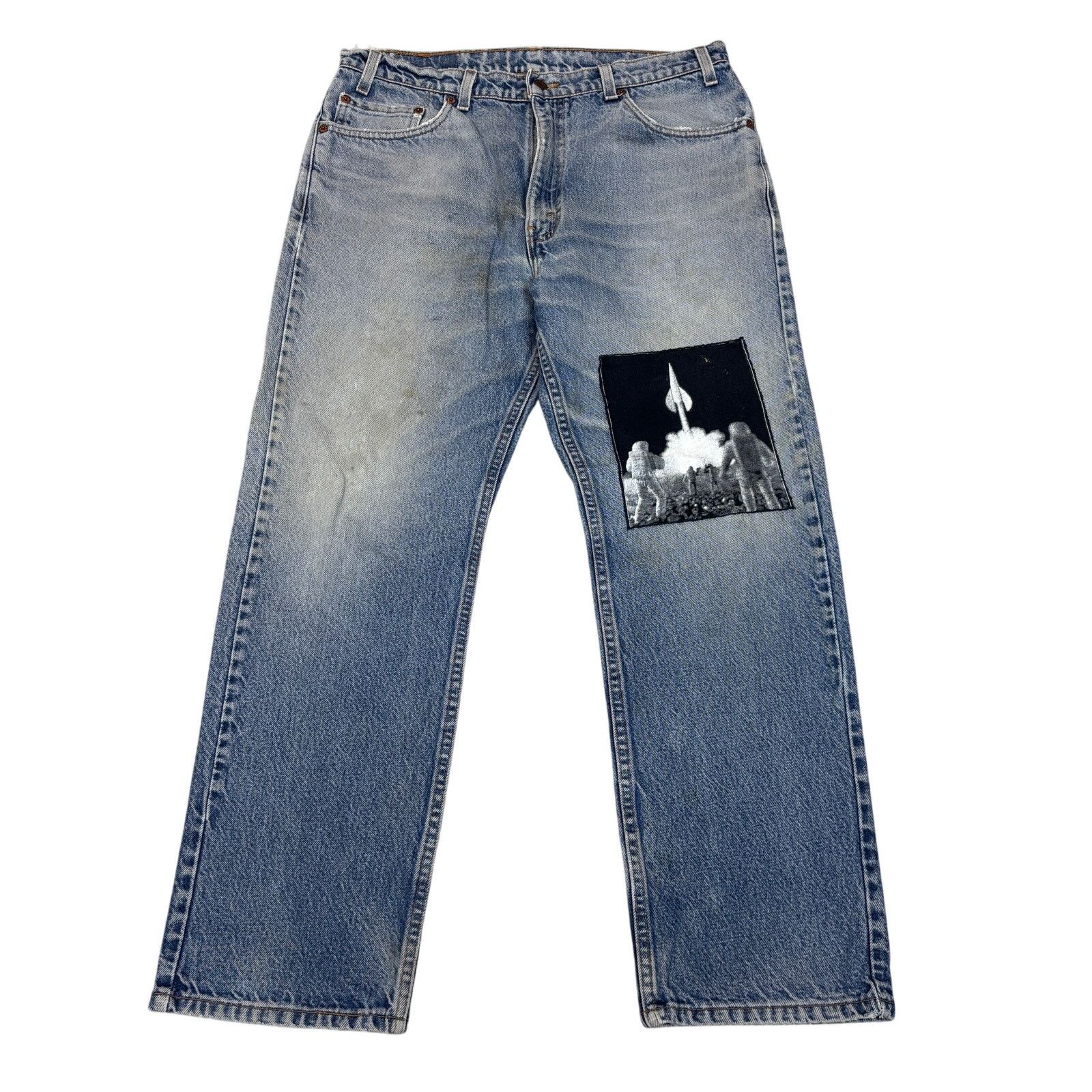Levi's × Vintage Vintage 90s Levi's 505 Regular Fit Straight Leg Jeans 36x30 Size US 36 / EU 52 - 1 Thumbnail
