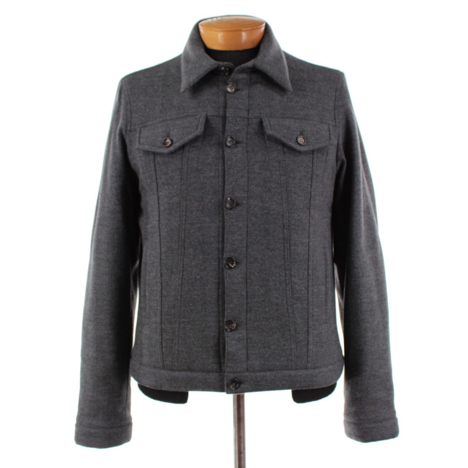 Luciano Barbera Luciano Barbera Jacket Size L US In Gray Wool Size US L / EU 52-54 / 3 - 1 Thumbnail