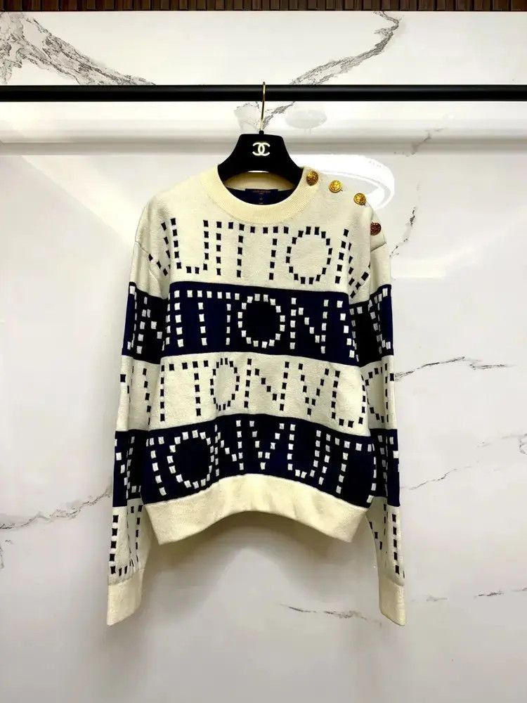 Louis Vuitton Louis Vuitton 22SS Logo Print Knitwear Size US XS / EU 42 / 0 - 1 Thumbnail