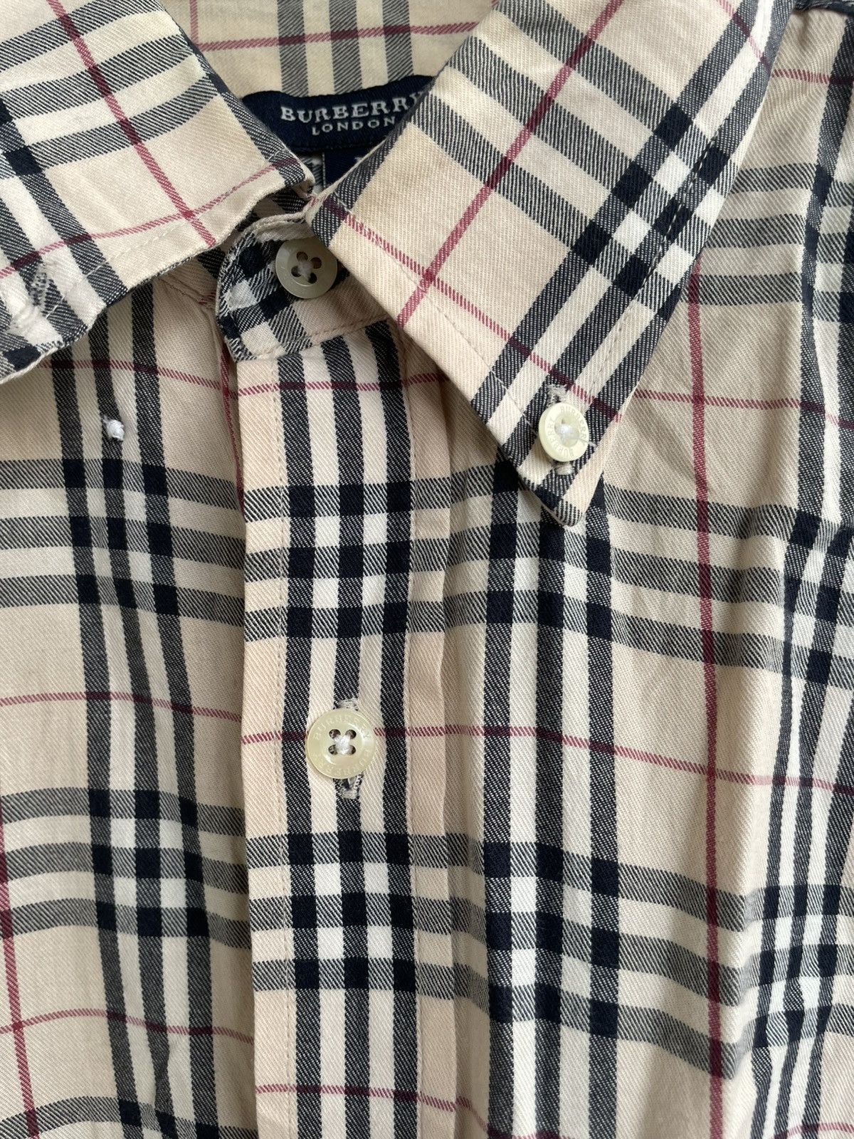 Burberry Vintage Burberry Plaid Shirt Embroidery Novacheck Hysteric Size US XL / EU 56 / 4 - 3 Thumbnail