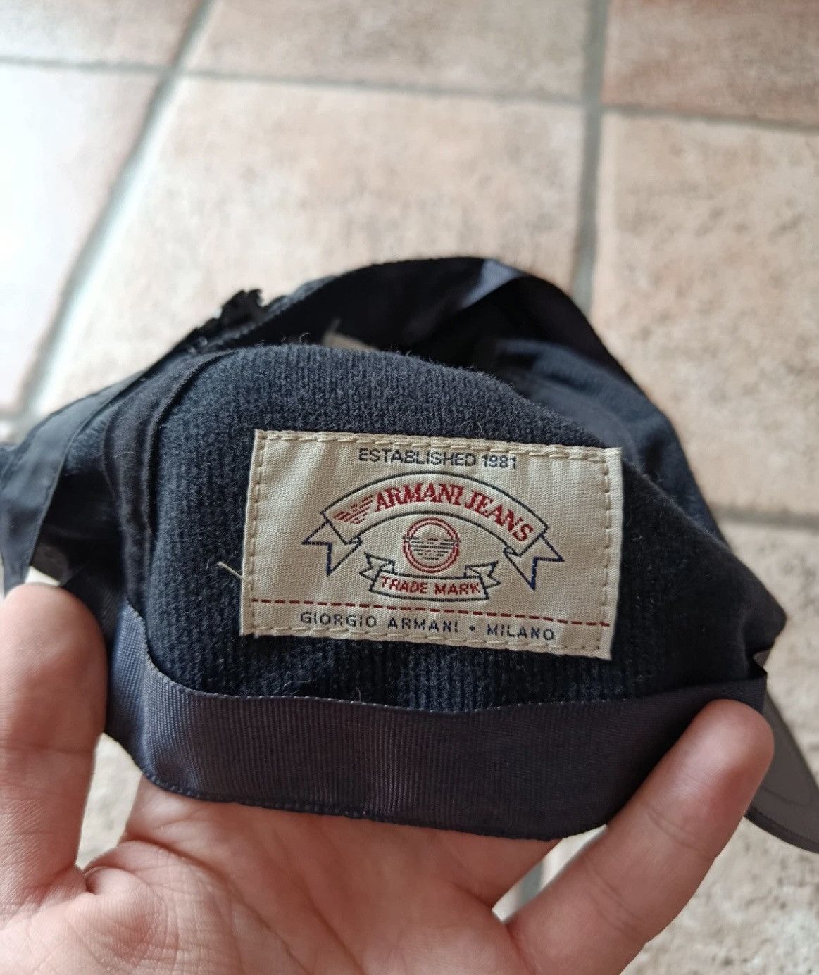 Armani Vintage Armani Cap Size ONE SIZE - 7 Thumbnail
