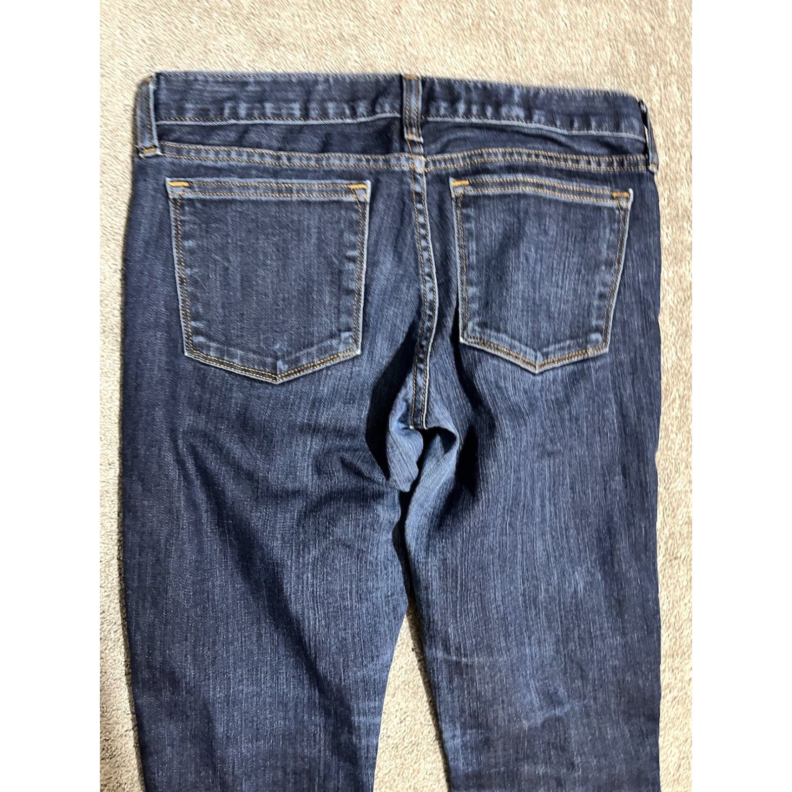 Vintage J Crew Jeans Toothpick Skinny Garment-Printed Floral Summer Blue 28 28in Ankle Denim Regular Size Teens Mens Womens Size 28" / US 6 / IT 42 - 4 Thumbnail