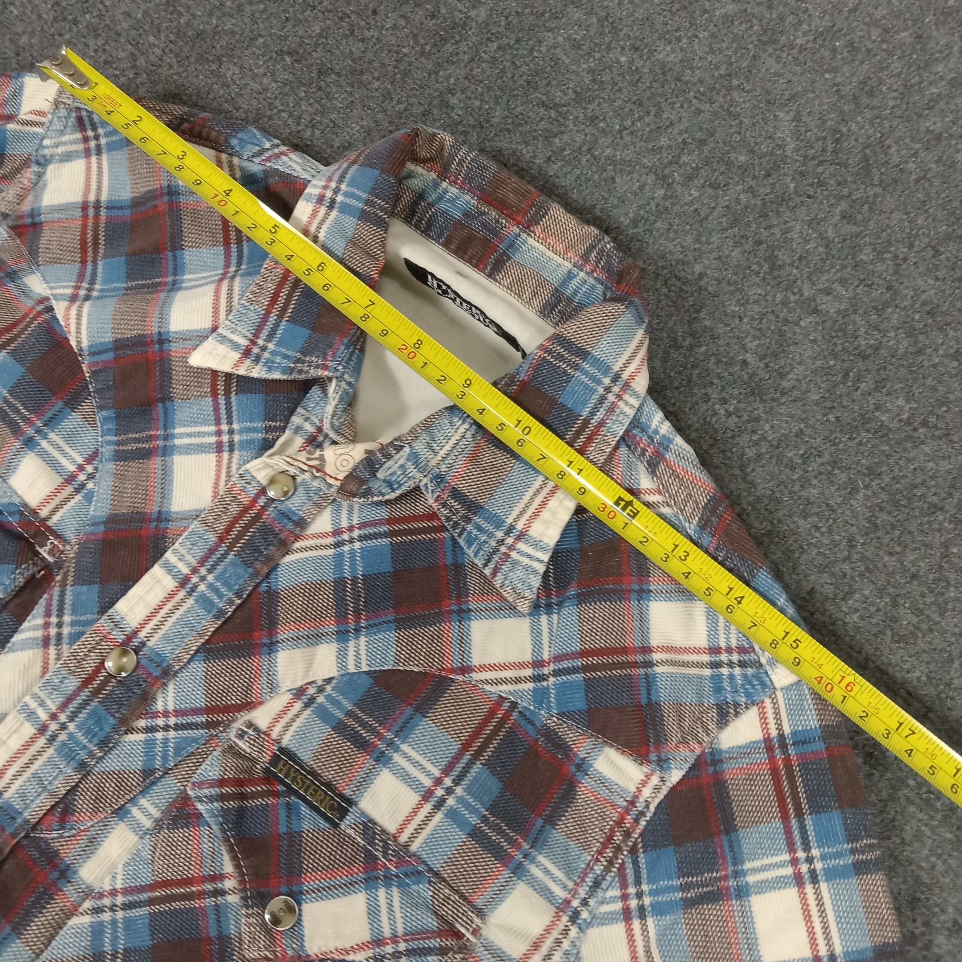Hysteric Glamour × Japanese Brand × Vintage Hysteric Glamour Japanese Brand Flannel Shirt Size US M / EU 48-50 / 2 - 7 Thumbnail