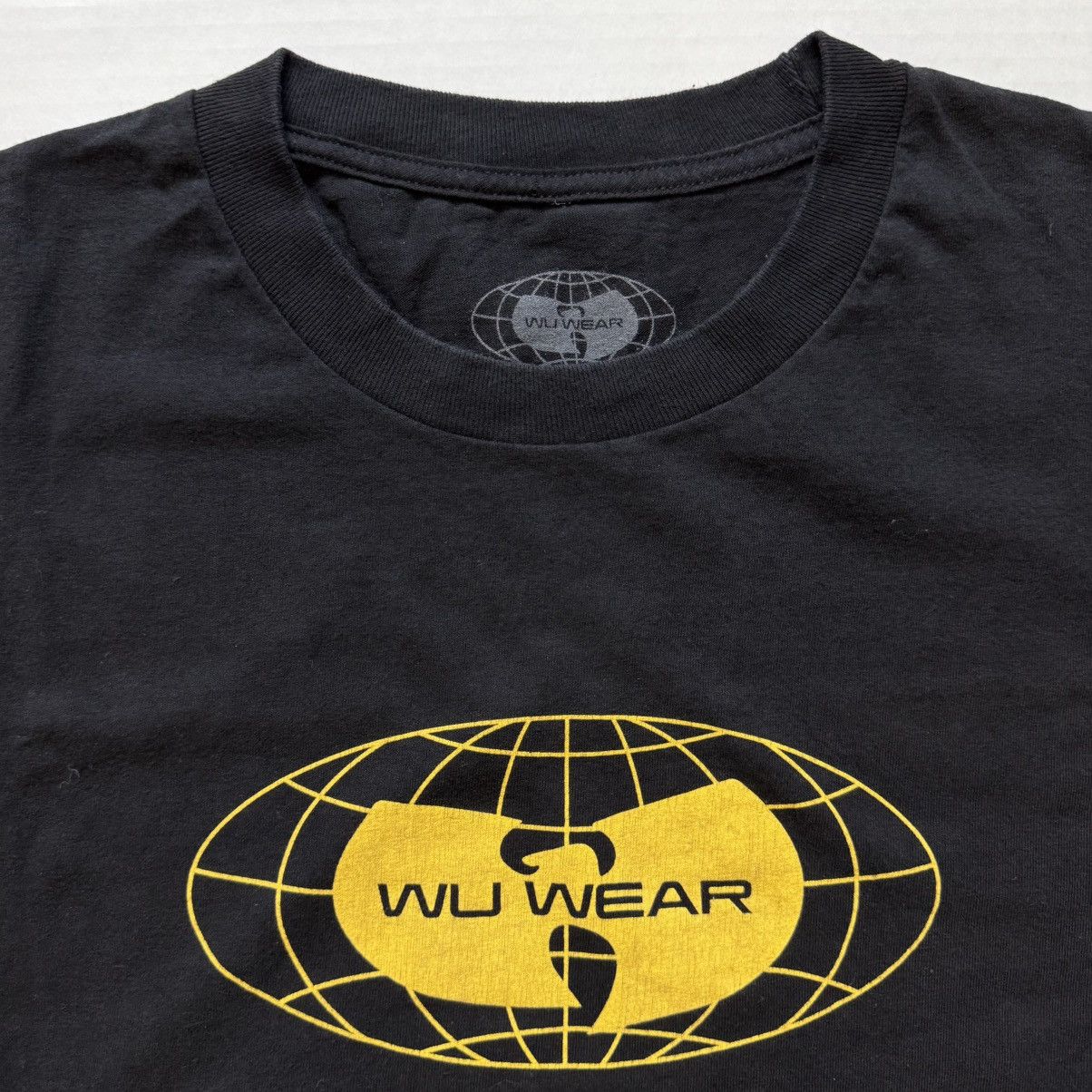 Wu-Tang Clan 🔴Wu-Wear Shirt Size 2XL Black Yellow Wu-Tang Clan Gza U-God Size US XXL / EU 58 / 5 - 8 Thumbnail
