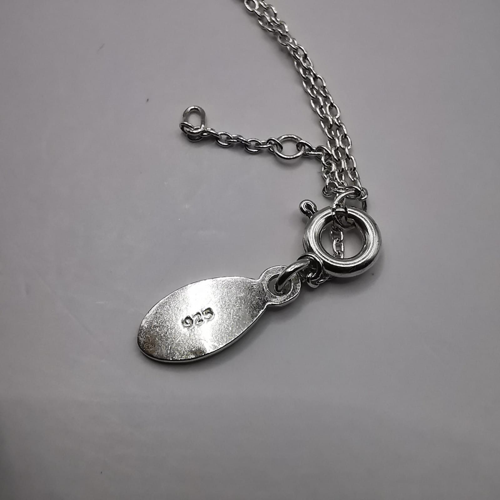 Sterling Silver Vintage Jewelry Chain,Pendant, 925 Sterling Silver 3,65g Size ONE SIZE - 6 Thumbnail