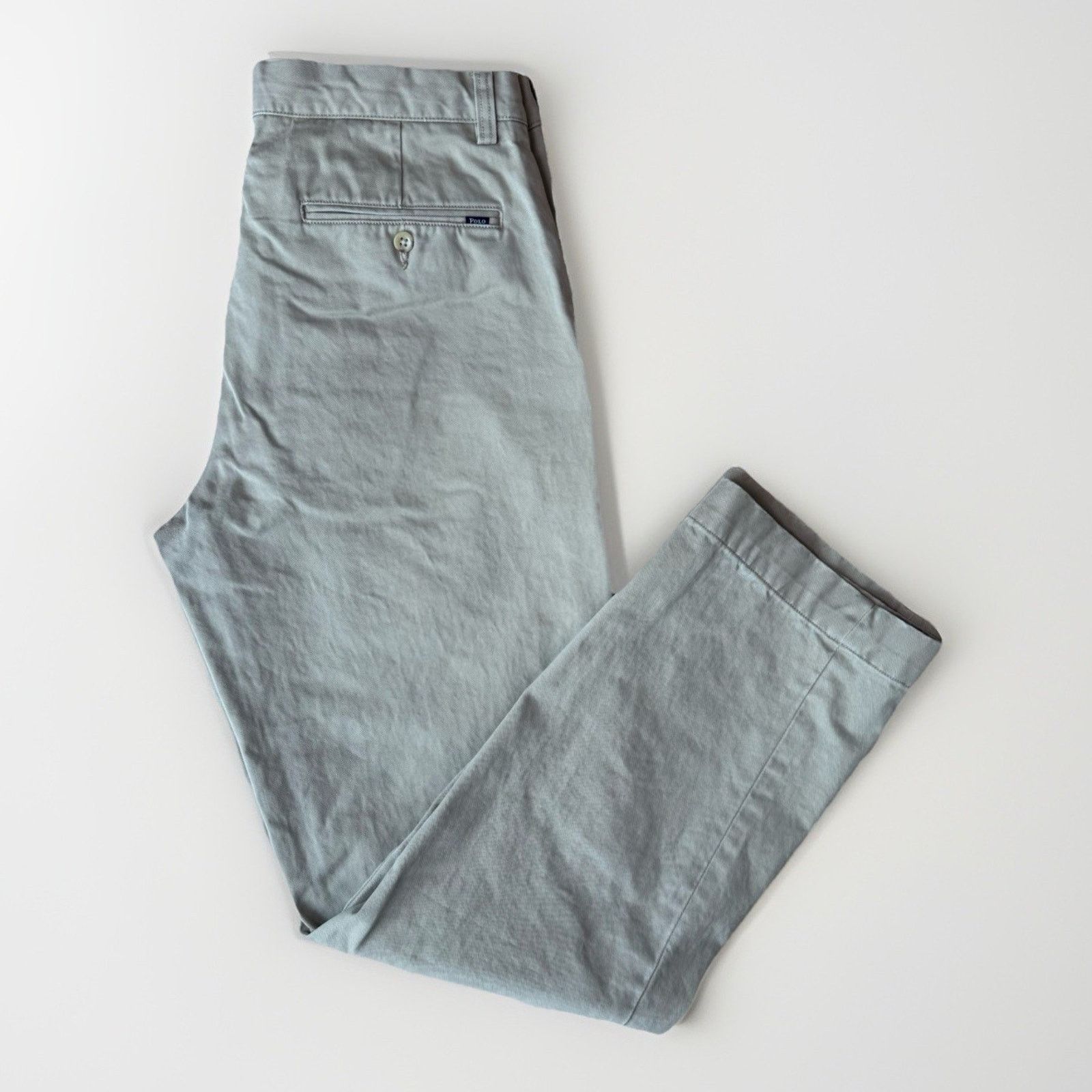 Polo Ralph Lauren Polo Ralph Lauren Chino Pants 32 Khaki Straight Leg Military Size US 32 / EU 48 - 1 Thumbnail