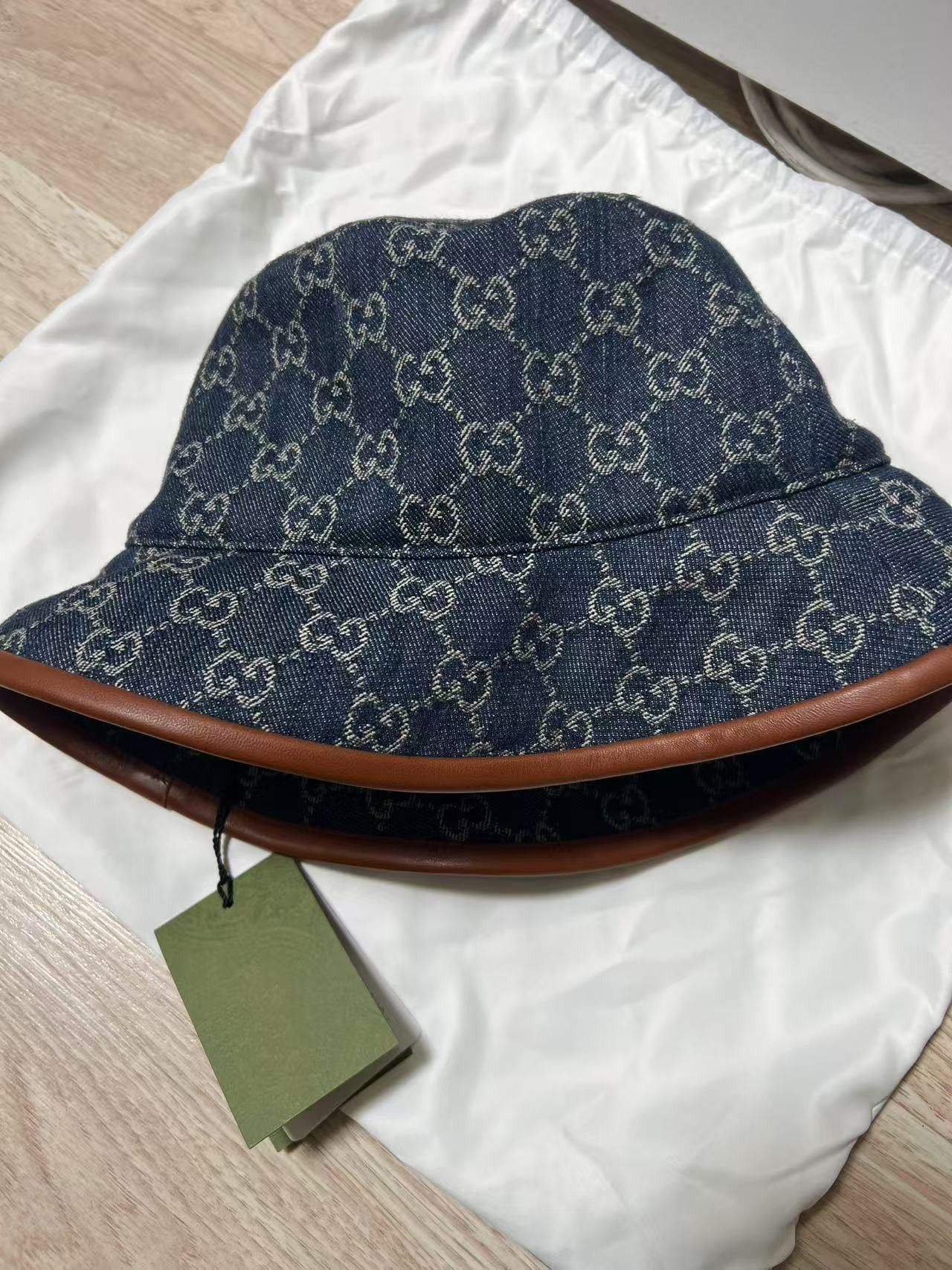 Gucci Gucci GG Denim Bucket Hat Size ONE SIZE - 5 Thumbnail