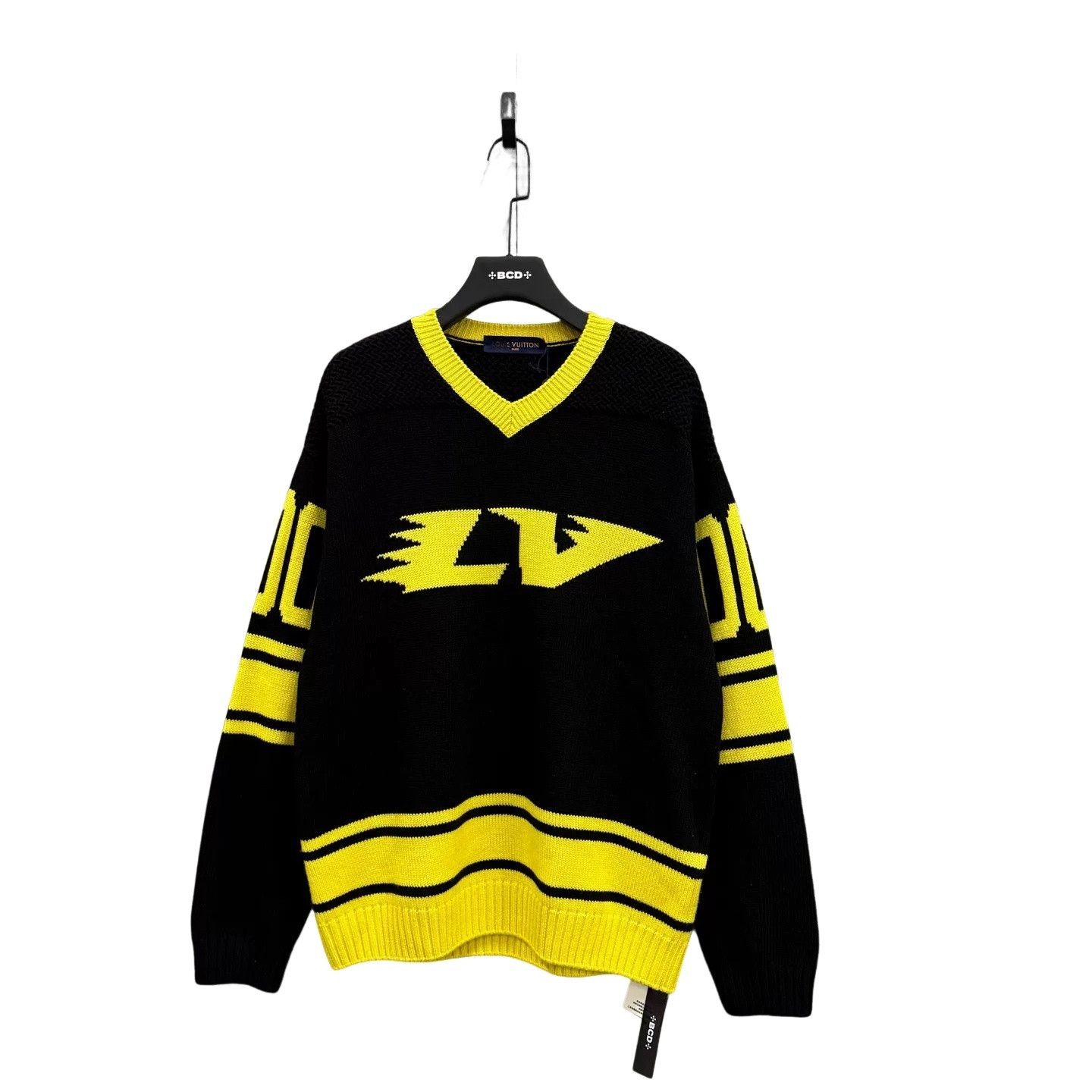 Louis Vuitton Louis Vuitton Intarsia Logo Sweater Size M Size US M / EU 48-50 / 2 - 1 Thumbnail