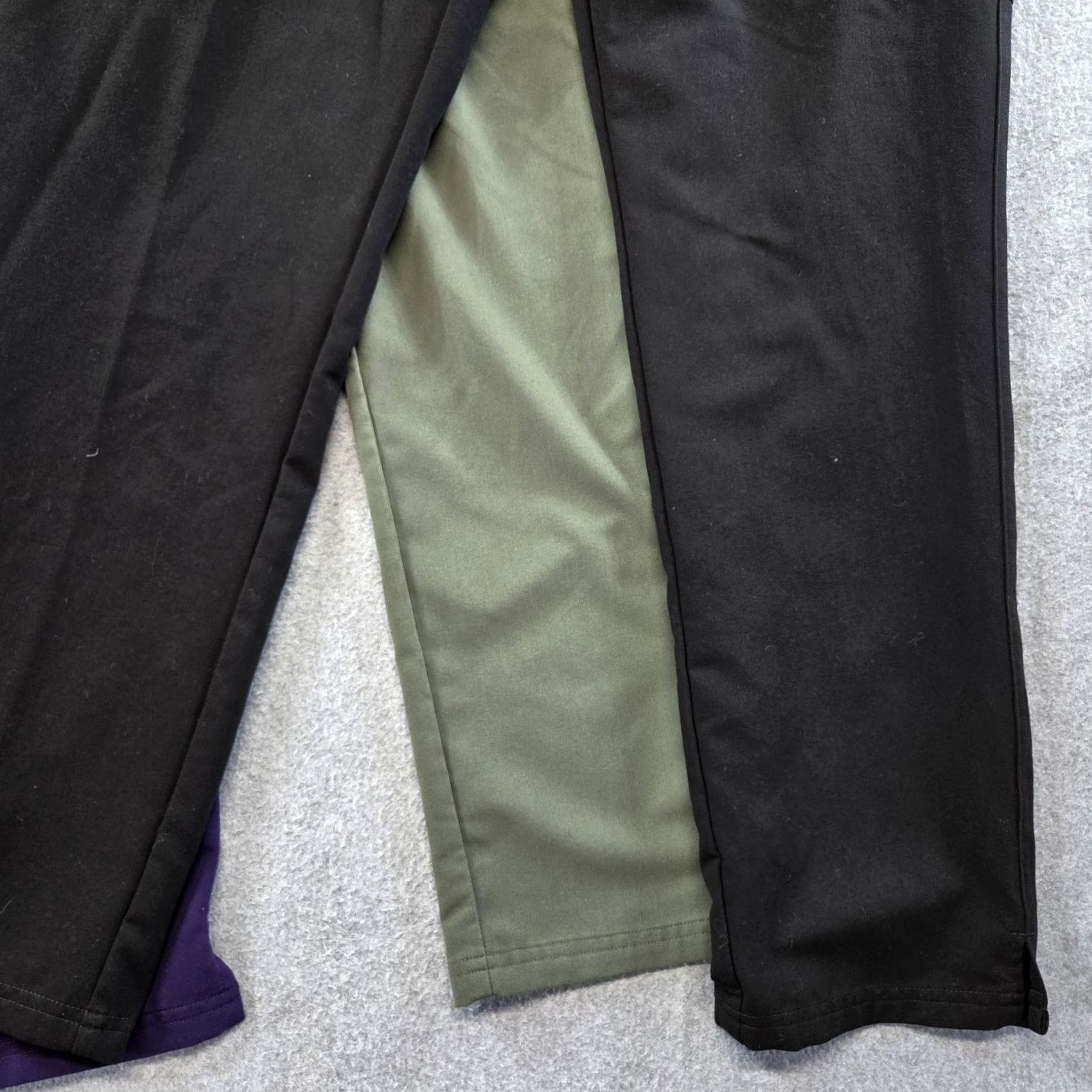 Vintage FIGS Pants Mens 36x32 Purple Cargo Relaxed Knit Polyester Viscose Spandex Size US 33 - 6 Thumbnail
