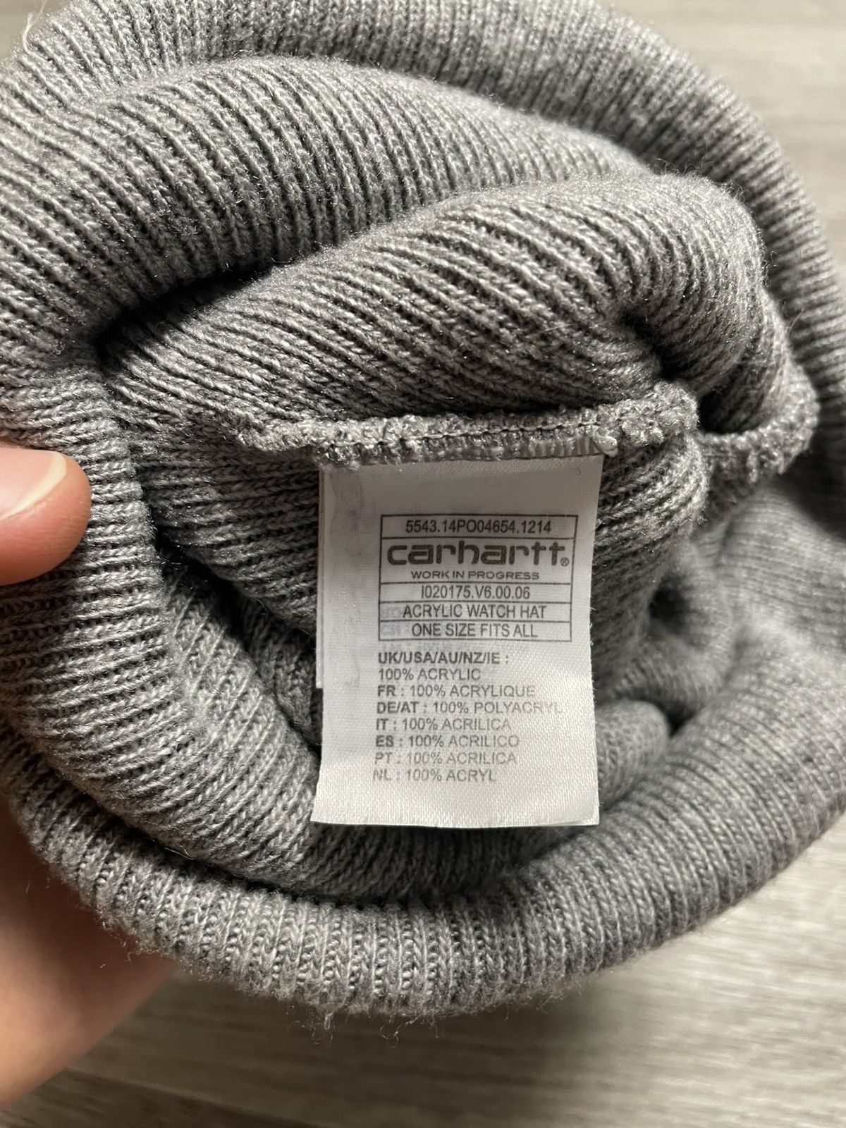 Carhartt Vintage Carhartt Acrylic Watch Beanie Hat Y2K Size ONE SIZE - 8 Thumbnail