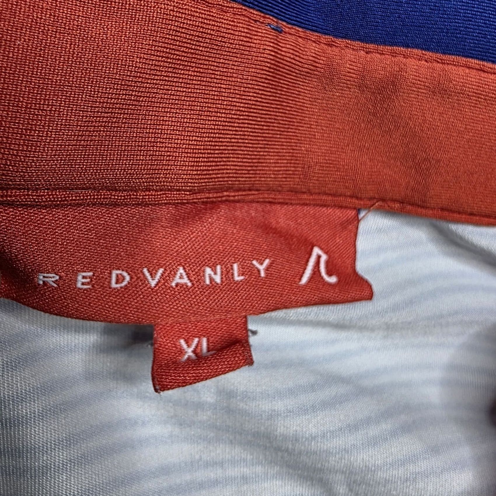 Vintage Redvanly Performance Polo Golf Short Sleeve Shirt, Blue, XL, Stretch, Mens, Activewear Size US XL / EU 56 / 4 - 3 Thumbnail