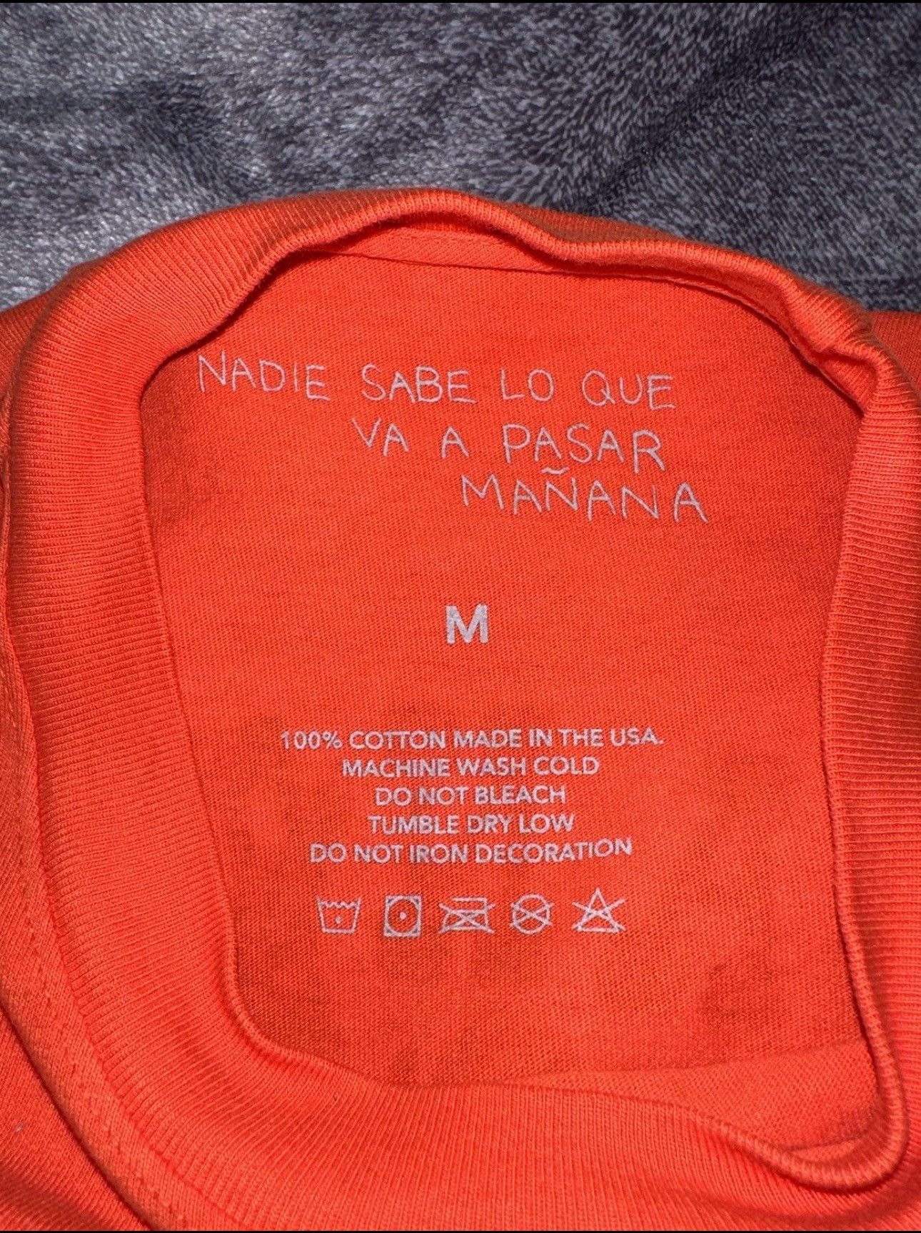 Band Tees Bad Bunny Nadie Sabe 2024 Tour Merch Size US M / EU 48-50 / 2 - 3 Thumbnail