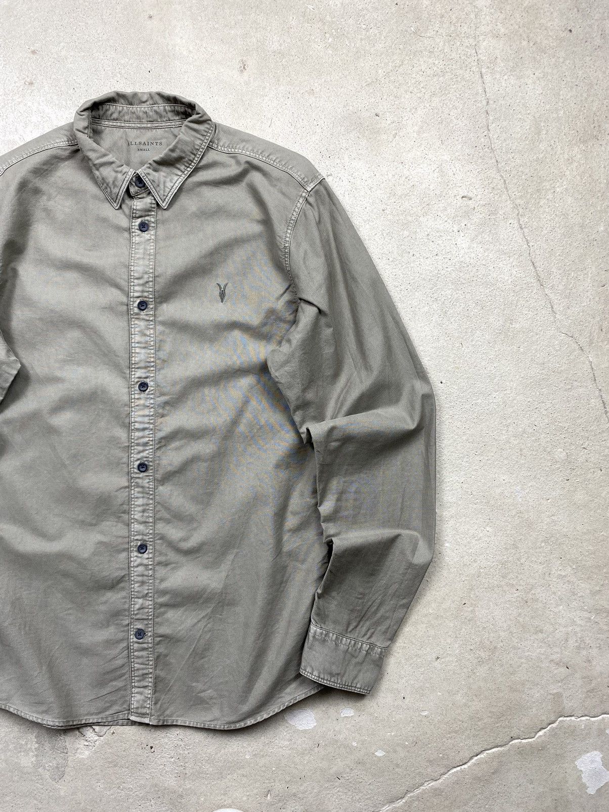 Allsaints Vintage All Saints Washed Shirt Hype Y2K Size US S / EU 44-46 / 1 - 3 Thumbnail