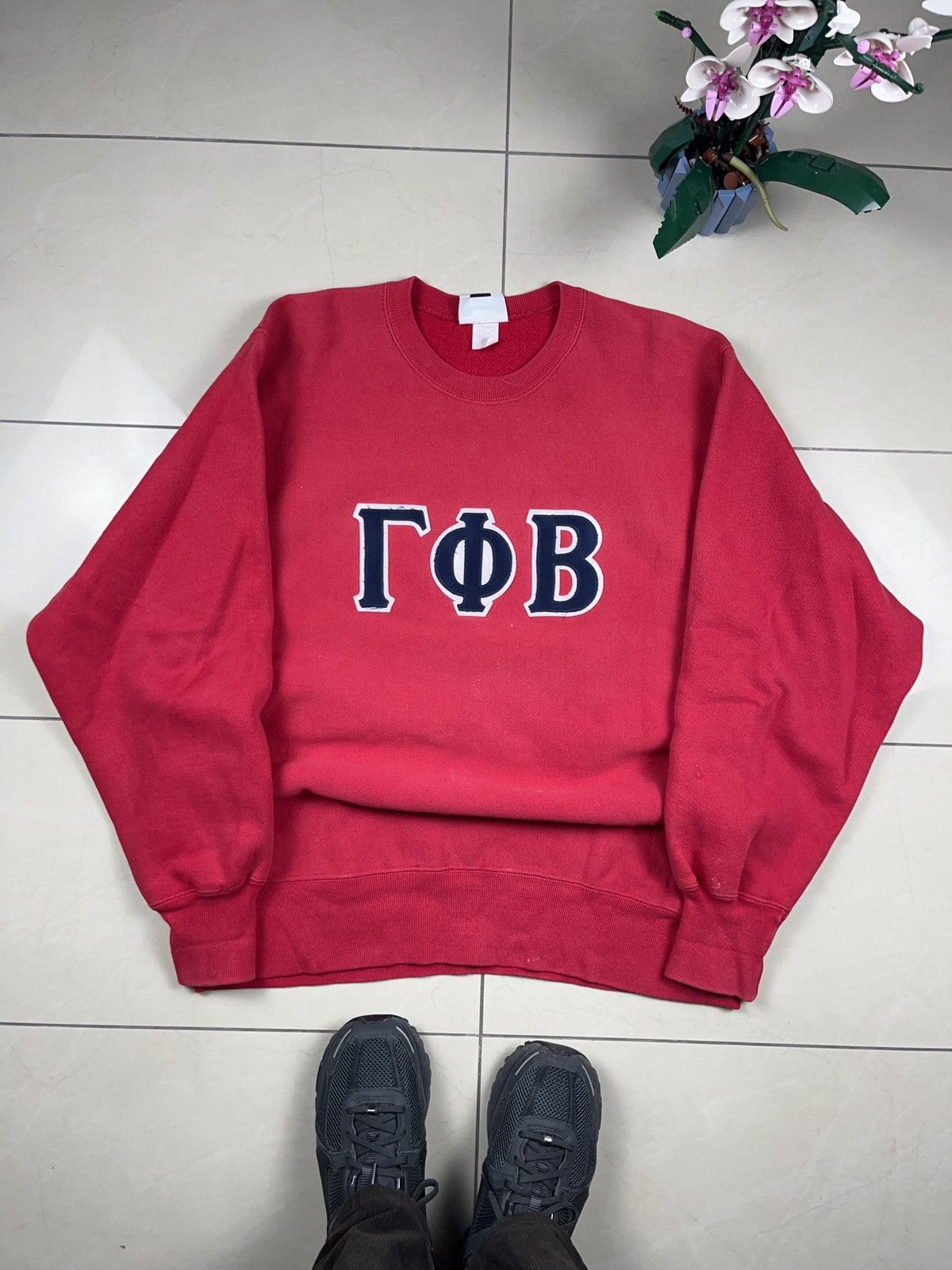 Vintage ➕ 90s vintage gamma phi beta sorority sweatshirt usa made Size US XL / EU 56 / 4 - 1 Thumbnail