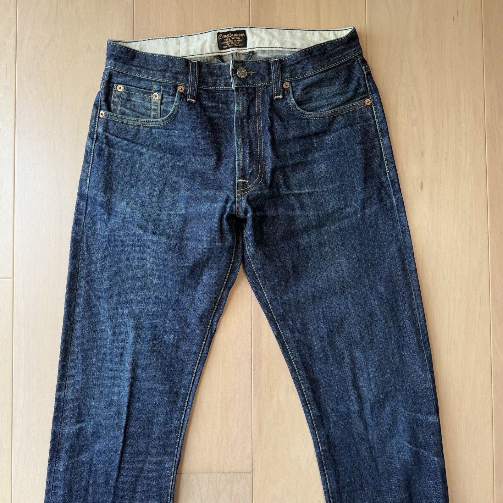 Civilianaire Civilianaire Selvedge Jeans 30 Blue Dark Wash Japan Denim Size US 30 / EU 46 - 3 Thumbnail