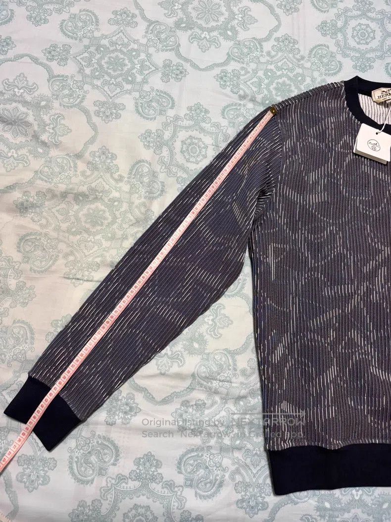 Hermes Hermes Silk sweatshirt jacket Size US M / EU 48-50 / 2 - 6 Thumbnail