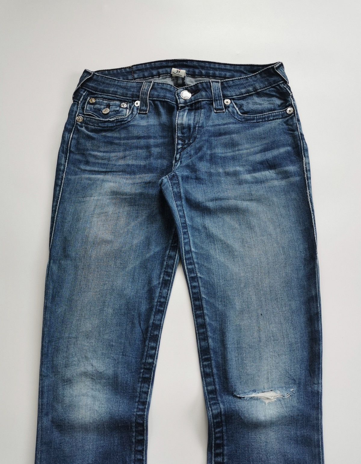 True Religion True Religion Skinny Rayon Distressed Jeans Size US 29 - 6 Thumbnail