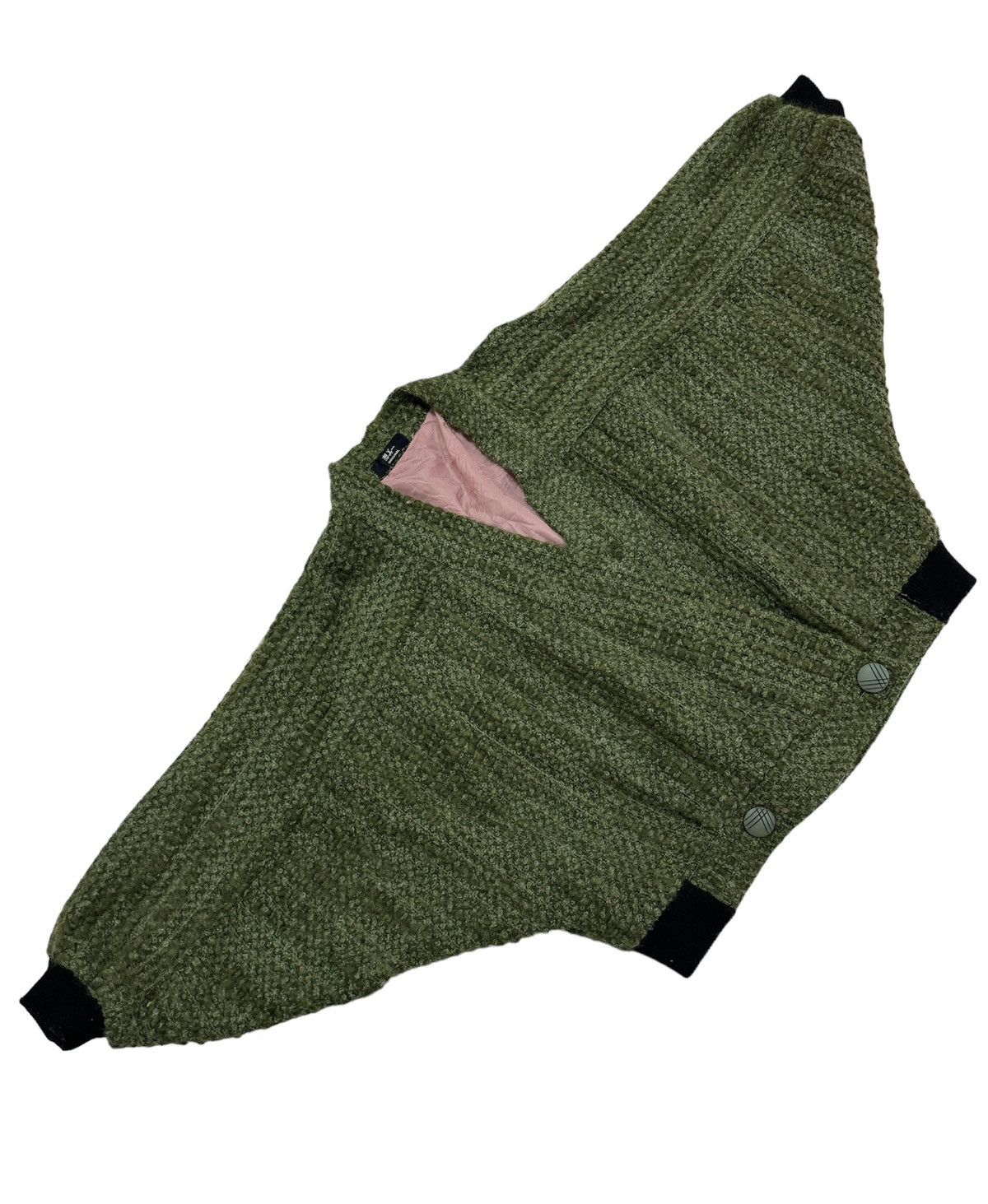 Japanese Brand JAPANESE DESIGN CASHMERE WING STYLE CARDIGAN Size M / US 6-8 / IT 42-44 - 2 Thumbnail