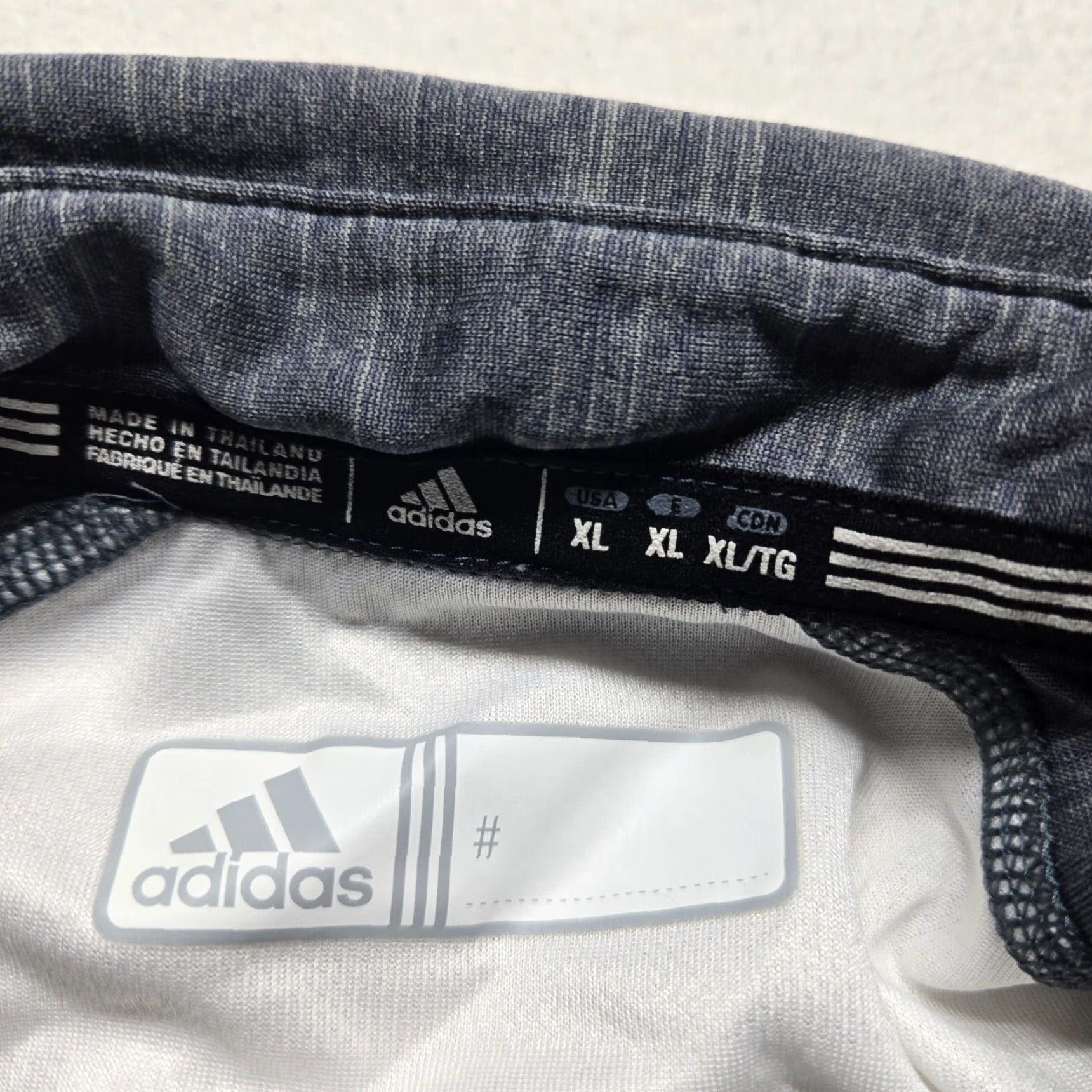 Adidas Adidas Polo Shirt Golf Lightweight Men's XL Collared Striped White Roanoke VA Cave Springs Cave Springs Roanoke VA Golf Polo Shirt XL Men Size US XL / EU 56 / 4 - 3 Thumbnail