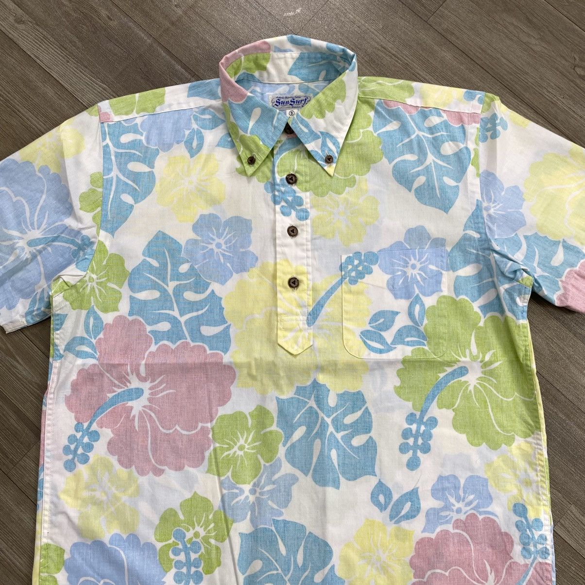 Sun Surf Vintage Sunsurf Floral Toyo Enterprise Hawaiian Catton Shirt Size US S / EU 44-46 / 1 - 2 Thumbnail