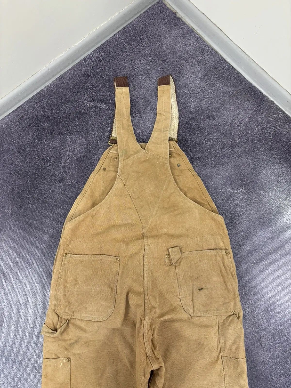 Carhartt × Vintage Vintage Carhartt Double Knee USA Workwear Dad Hype Overall Size US 40 / EU 56 - 19 Thumbnail