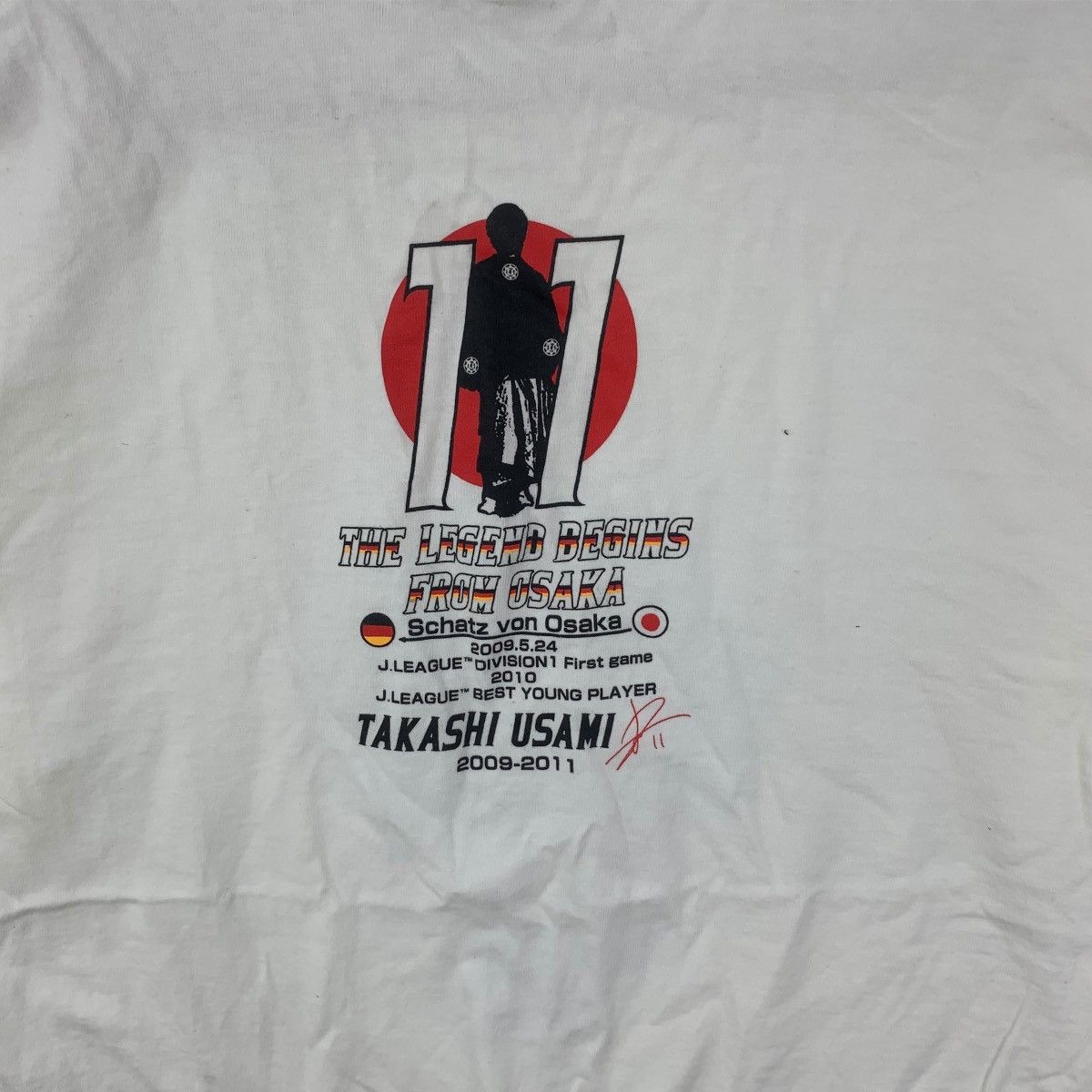 Vintage Vintage OFFICIAL MERCHANDISE J League x Takashi Usami Tee Size US S / EU 44-46 / 1 - 7 Thumbnail