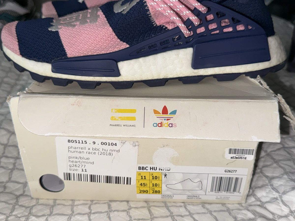 Adidas × Pharrell Adidas NMD HU ‘ Pharrell x Billionaire Boys Club ‘ Size US 11 / EU 44 - 7 Thumbnail