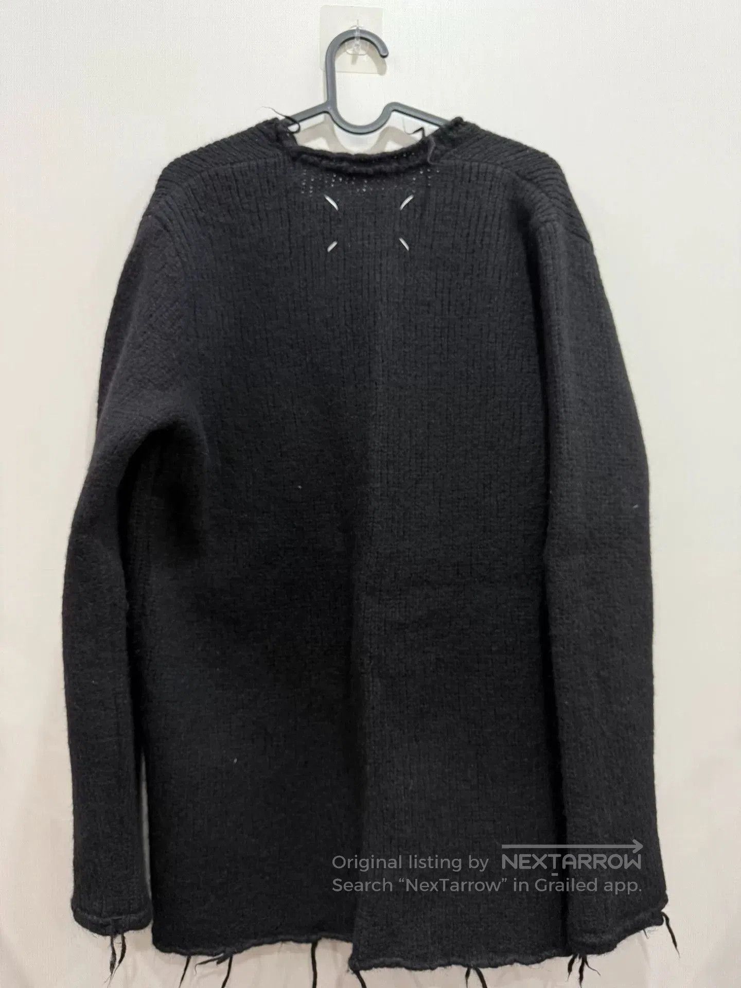 Maison Margiela Maison Margiela Black Knit Sweater L. Size US L / EU 52-54 / 3 - 2 Thumbnail