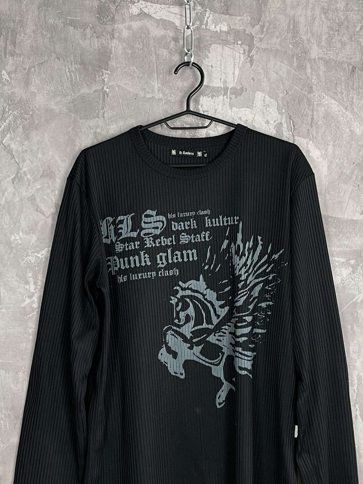 Affliction × Japanese Brand Crazy Y2K Design Affliction Style Long Sleeve Tee Size US XXL / EU 58 / 5 - 2 Thumbnail