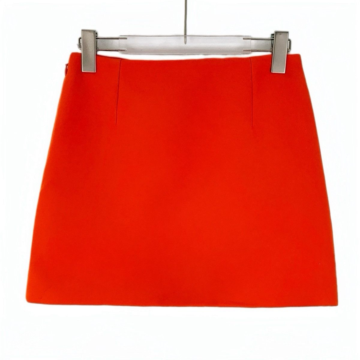 Dior Christian Dior red wool casual short skirt K26WX Size 25" / US 0 / IT 36 - 1 Thumbnail