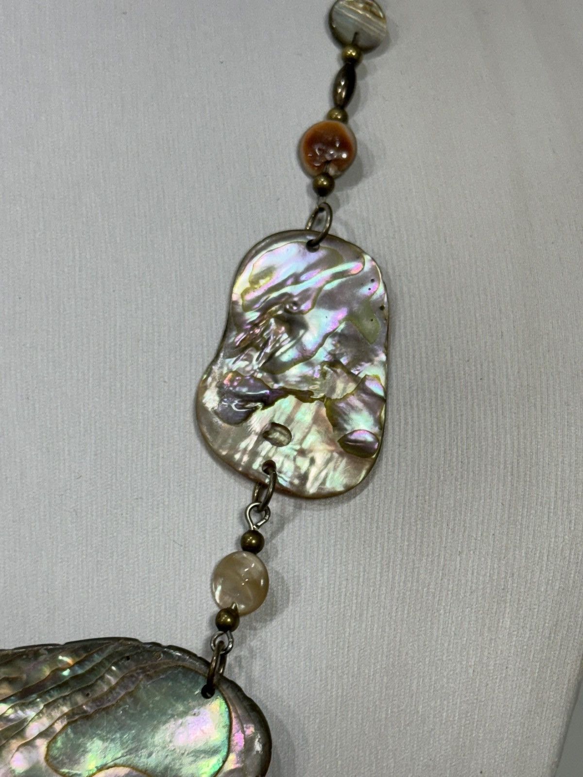 Vintage Vintage freshwater abalone Necklace Size ONE SIZE - 10 Thumbnail