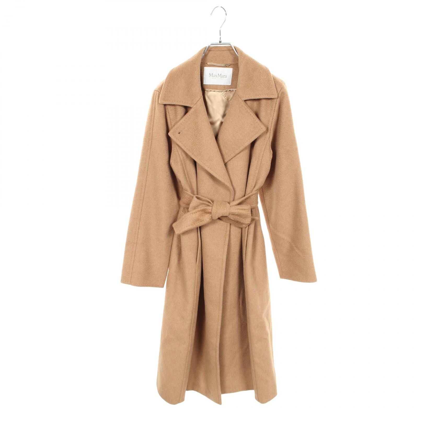 Max Mara Max Mara Max Mara MANUELA Camel Coat Textile Outerwear MANUELA DUTY FREE for USA Size ONE SIZE - 1 Thumbnail