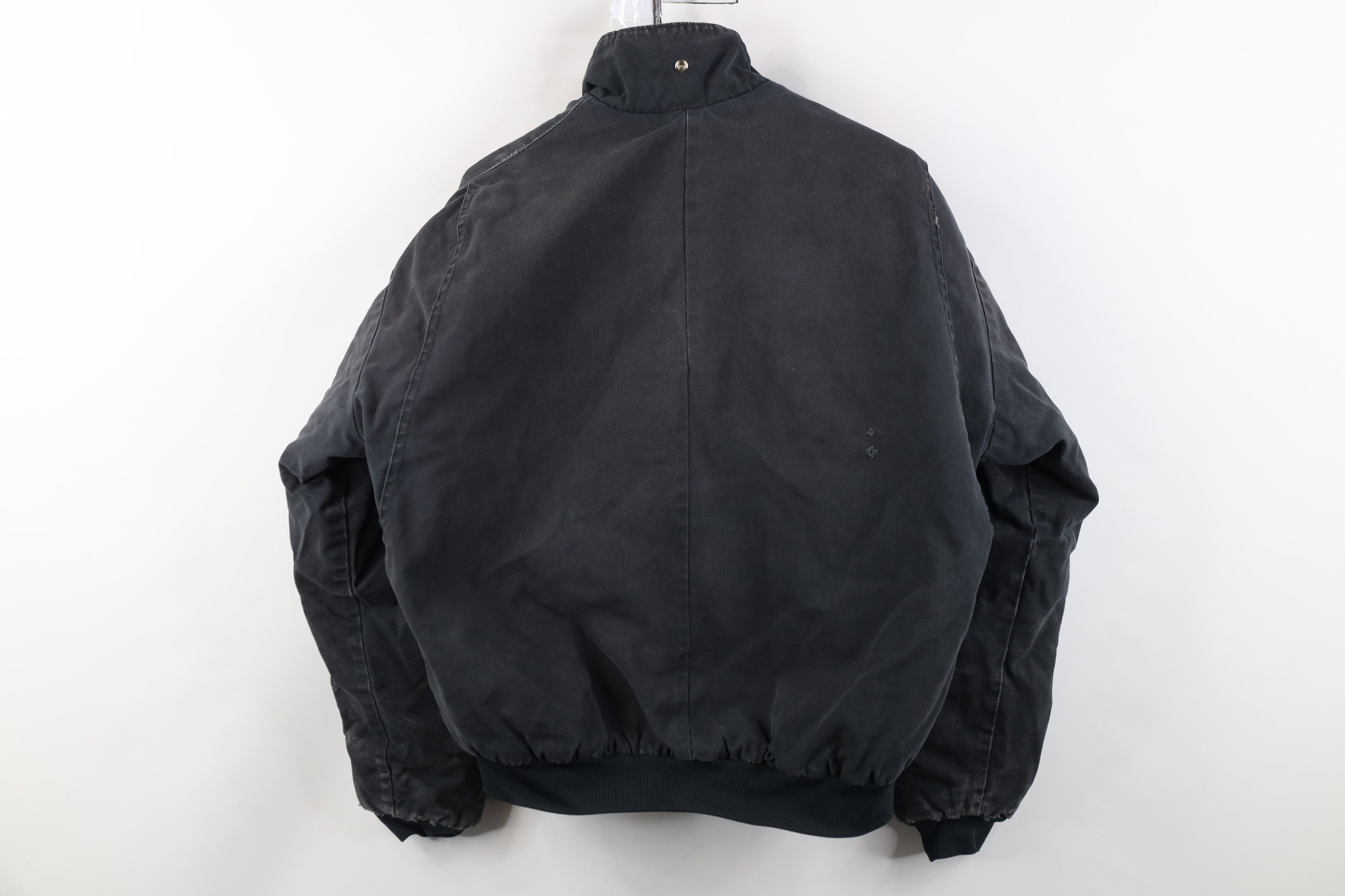 Vintage Vintage Y2K Streetwear Quilted Canvas Bomber Jacket Black Size US M / EU 48-50 / 2 - 15 Thumbnail