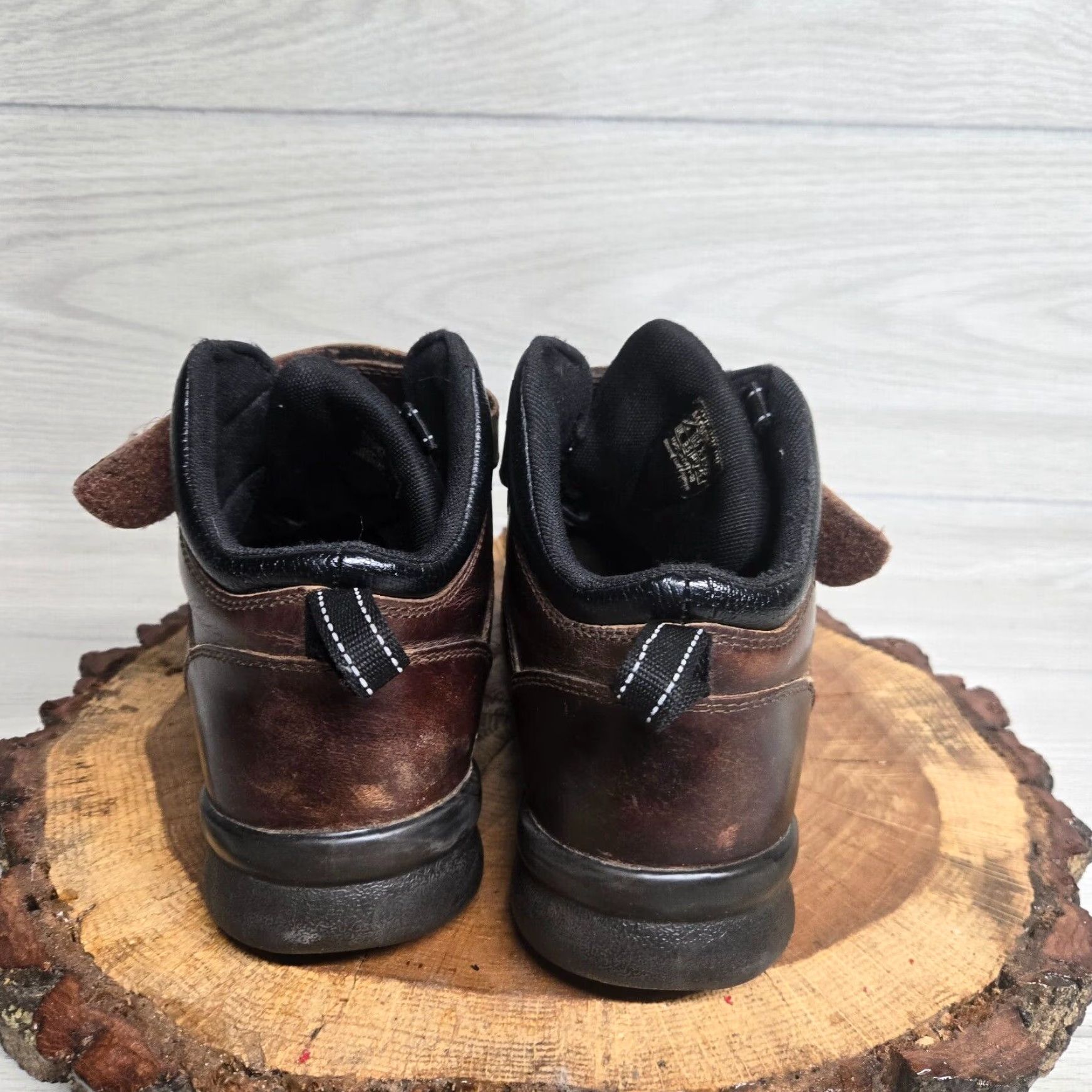Vintage APEX A4100M Mens Brown Leather Hiking Boot 10.5 X-Wide Size US 11 / EU 44 - 4 Thumbnail