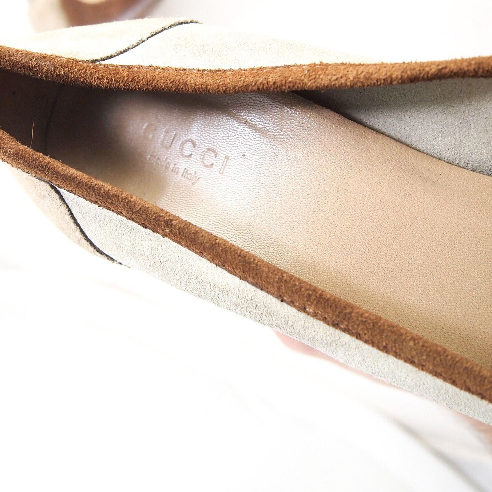 Gucci Gucci Horsebit Heels Brown Womens US 8.5 EU 38.5 C Size US 8.5 / IT 38.5 - 11 Thumbnail