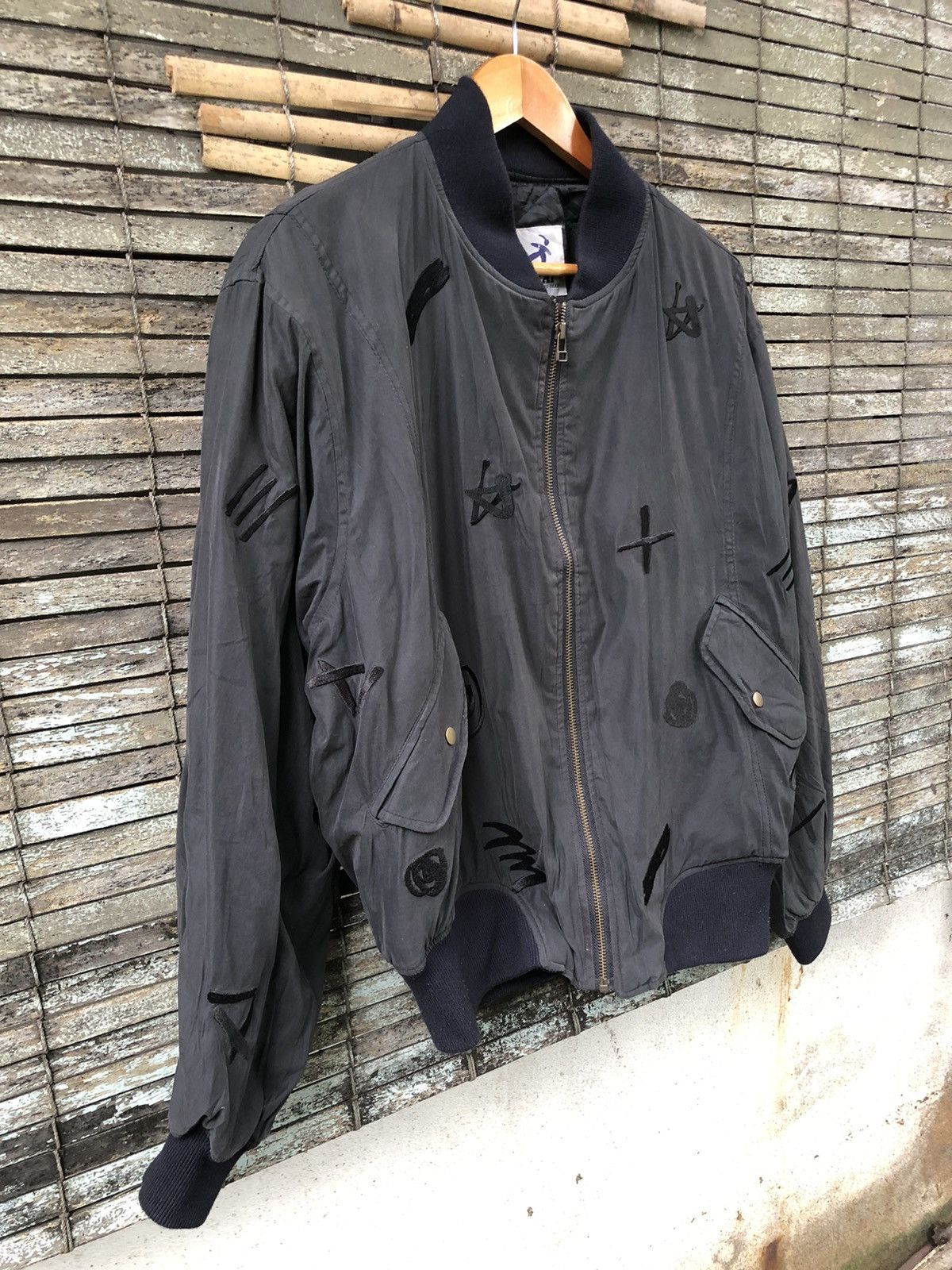 Japanese Brand 💥RARE Vintage HAI Sporting Gear Issey Miyake Bomber Jacket Size US XL / EU 56 / 4 - 5 Thumbnail