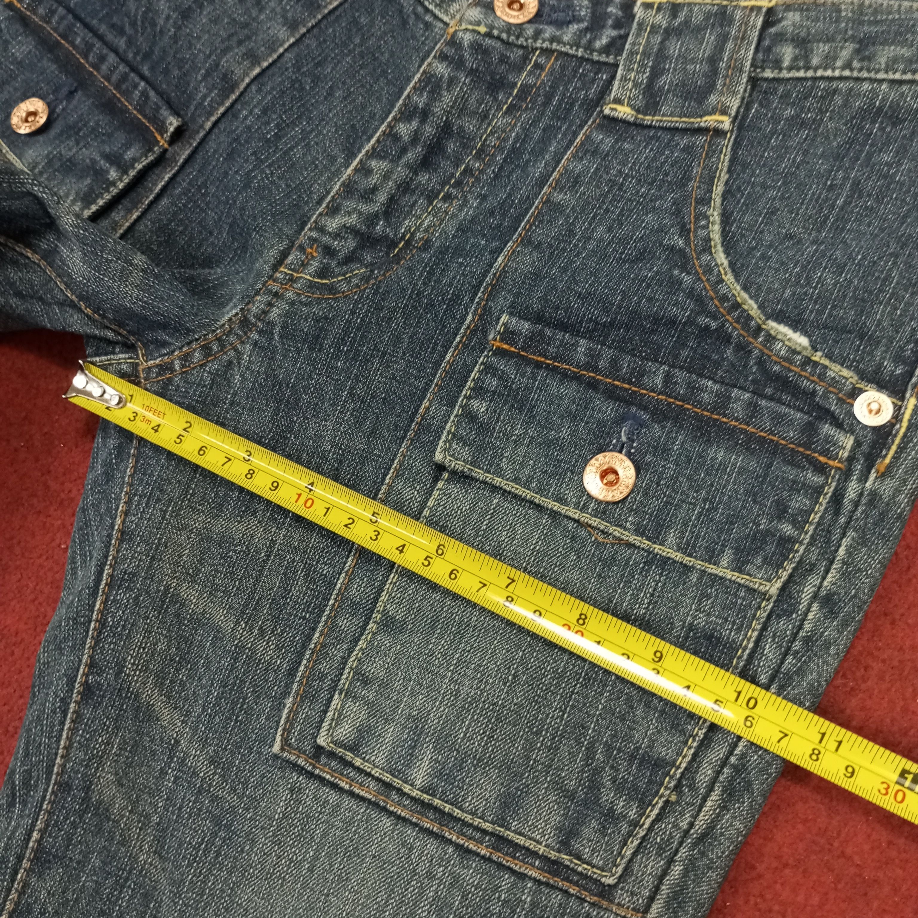 Japanese Brand Unalloyed Fashion Bush Jeans Style Streetwear Rock Punk Size 32" / US 10 / IT 46 - 9 Thumbnail