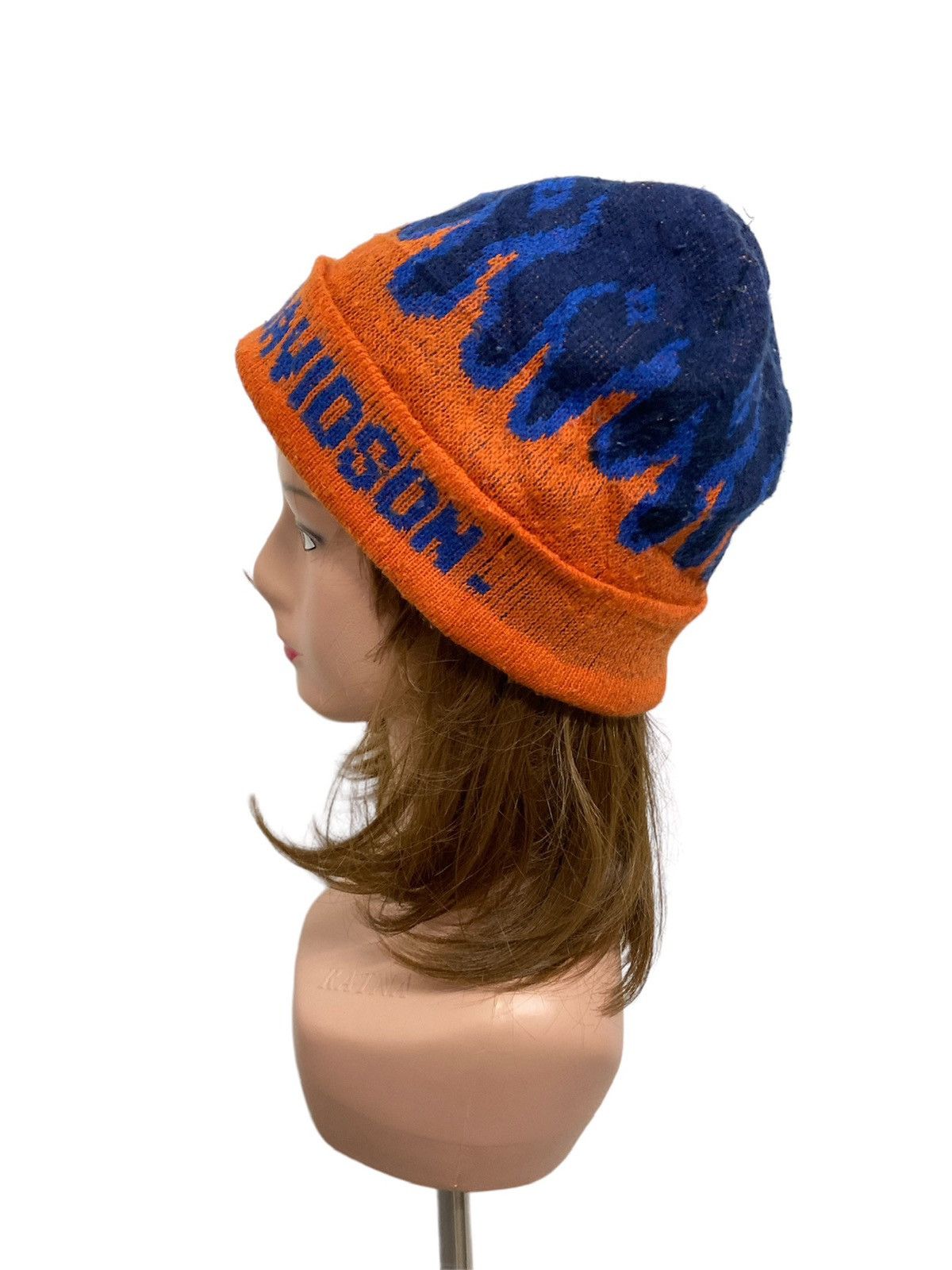 Harley Davidson Vintage Harley Davidson Flames 🔥 Beanie Size ONE SIZE - 4 Thumbnail