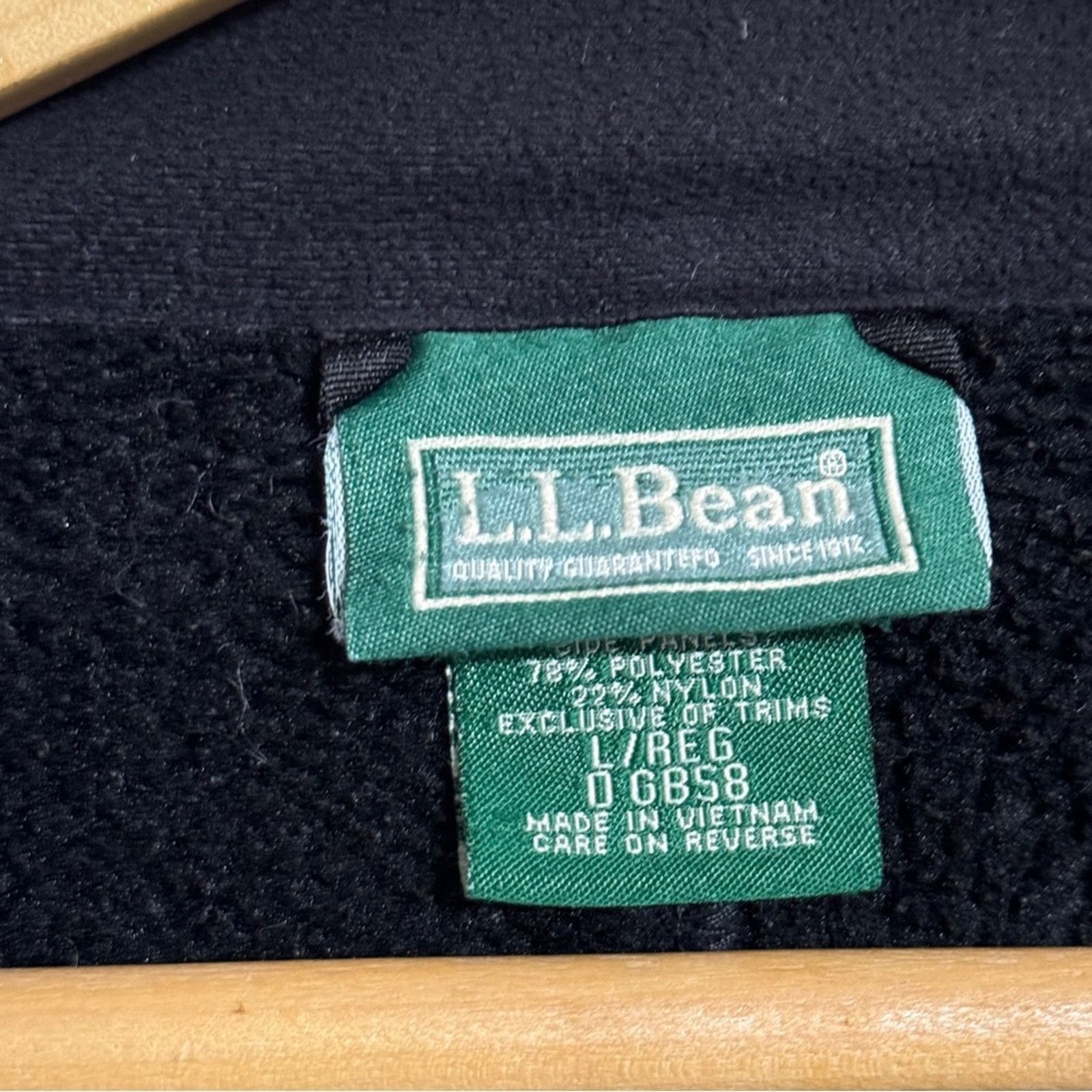 L.L. Bean LL Bean Men’s Black Pro Polartek Fleece Full Zip Jacket Size US L / EU 52-54 / 3 - 4 Thumbnail
