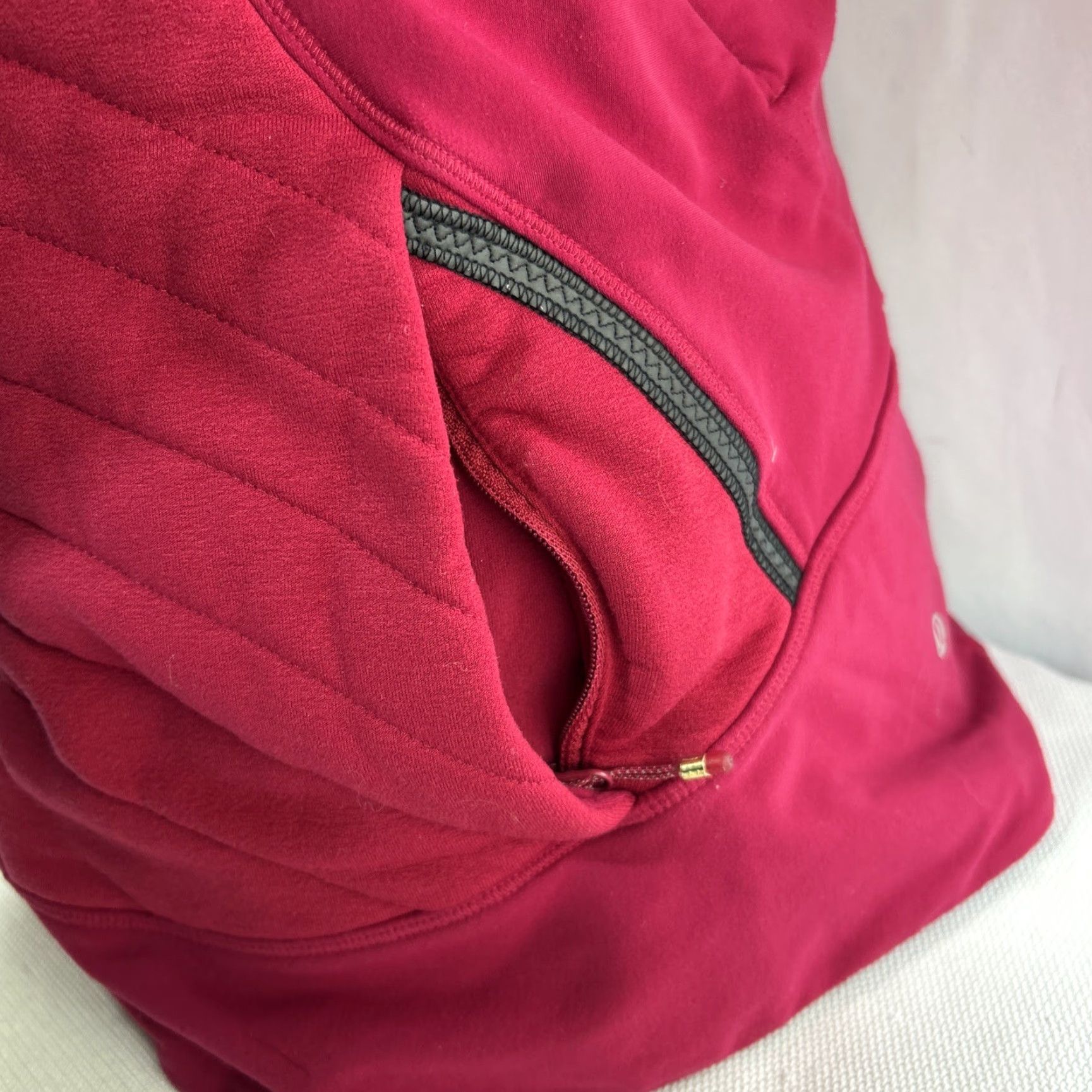 Lululemon VINTAGE Lululemon Snuggle Zip Up Jacket Women’s Sz Medium 8 Multi Pockets Pink Shirt Womens 8 Pink Size M / US 6-8 / IT 42-44 - 4 Thumbnail